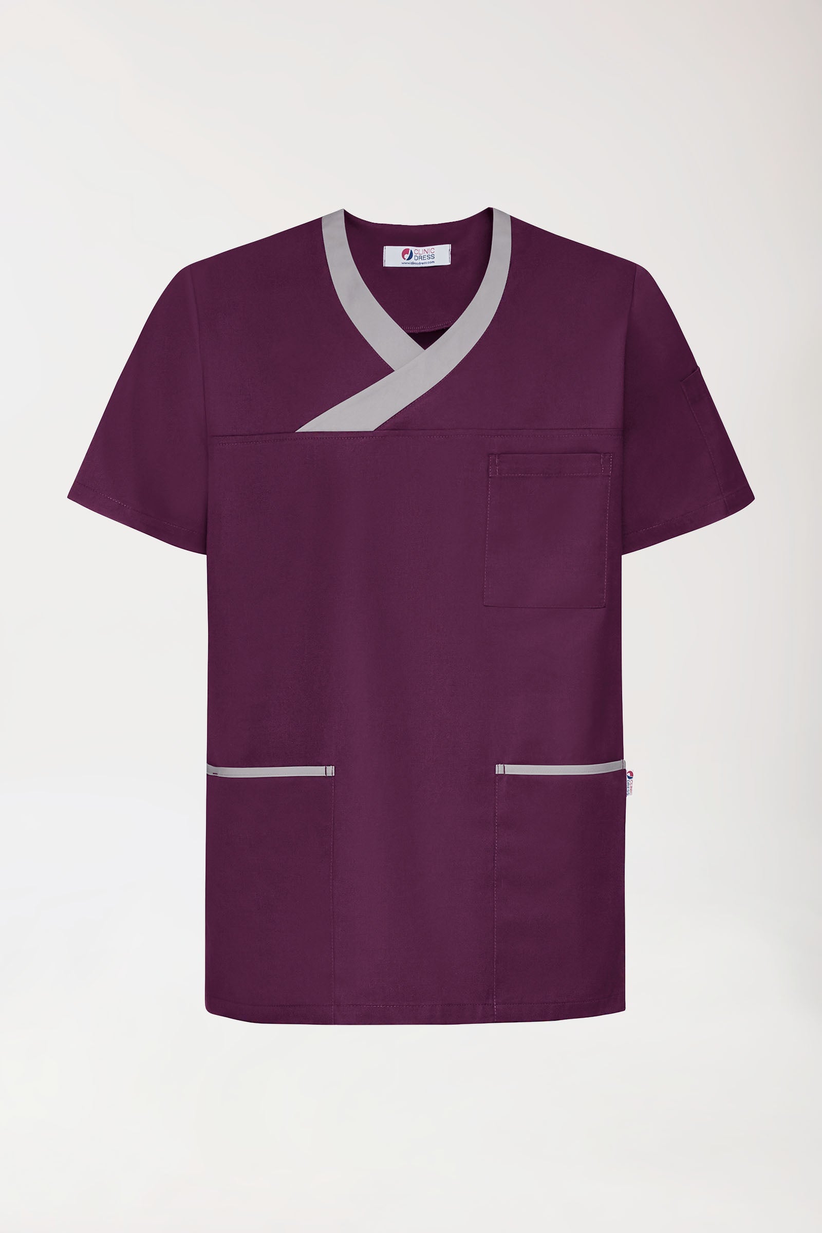 CORE Tunique Homme prune/gris