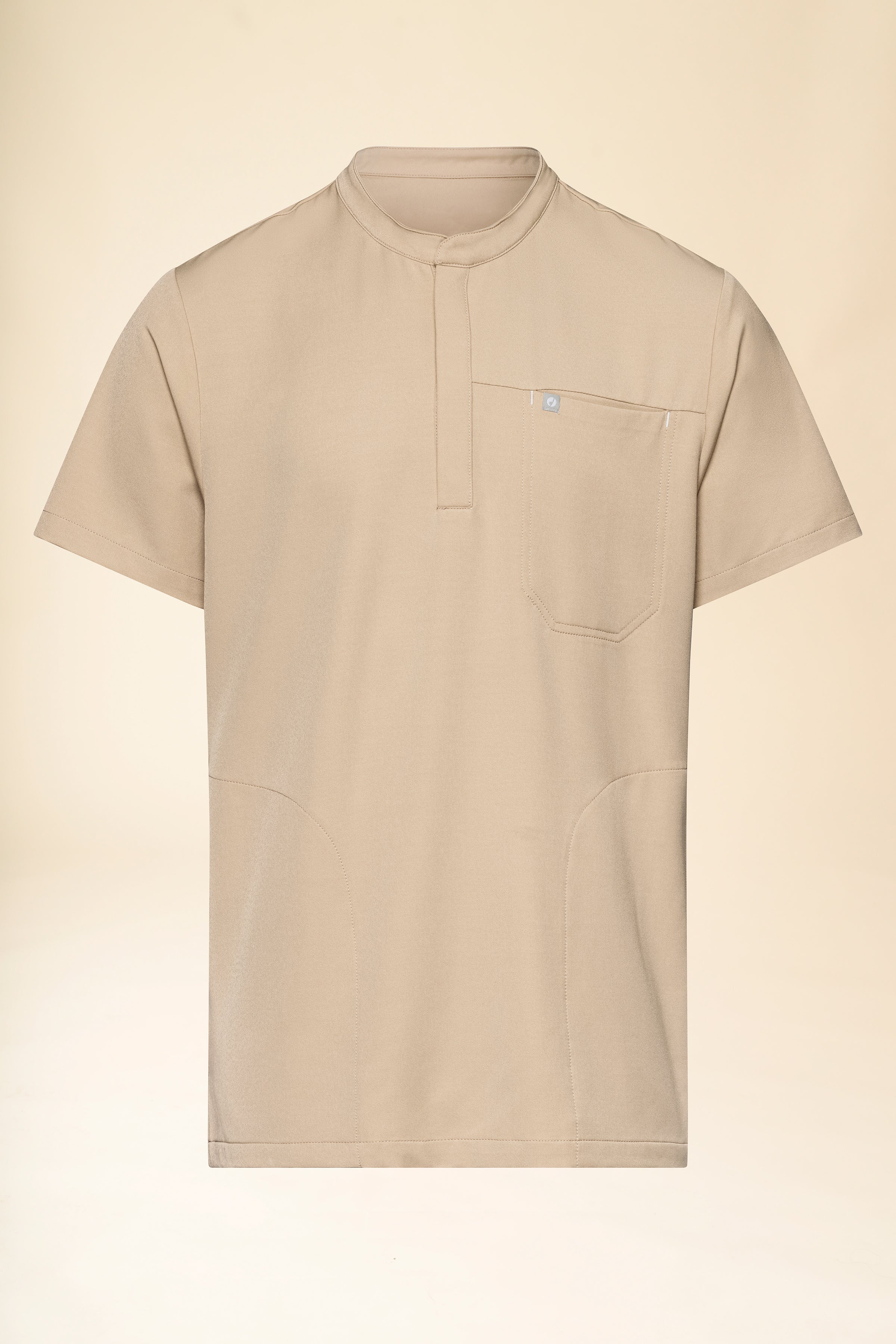 KAERE Tunique Homme - Col officier sable
