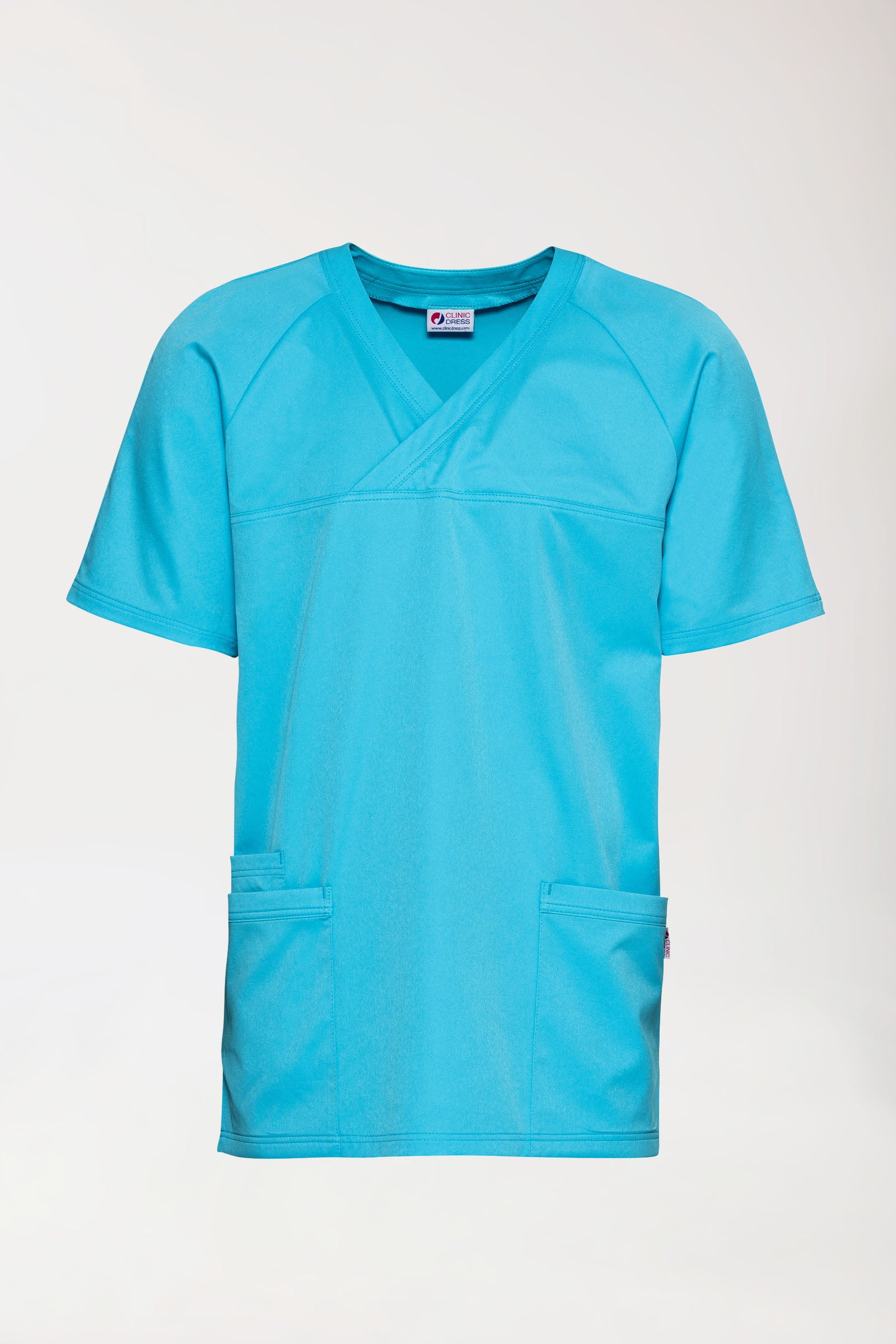 Move Stretch Tunique Homme - Col V turquoise