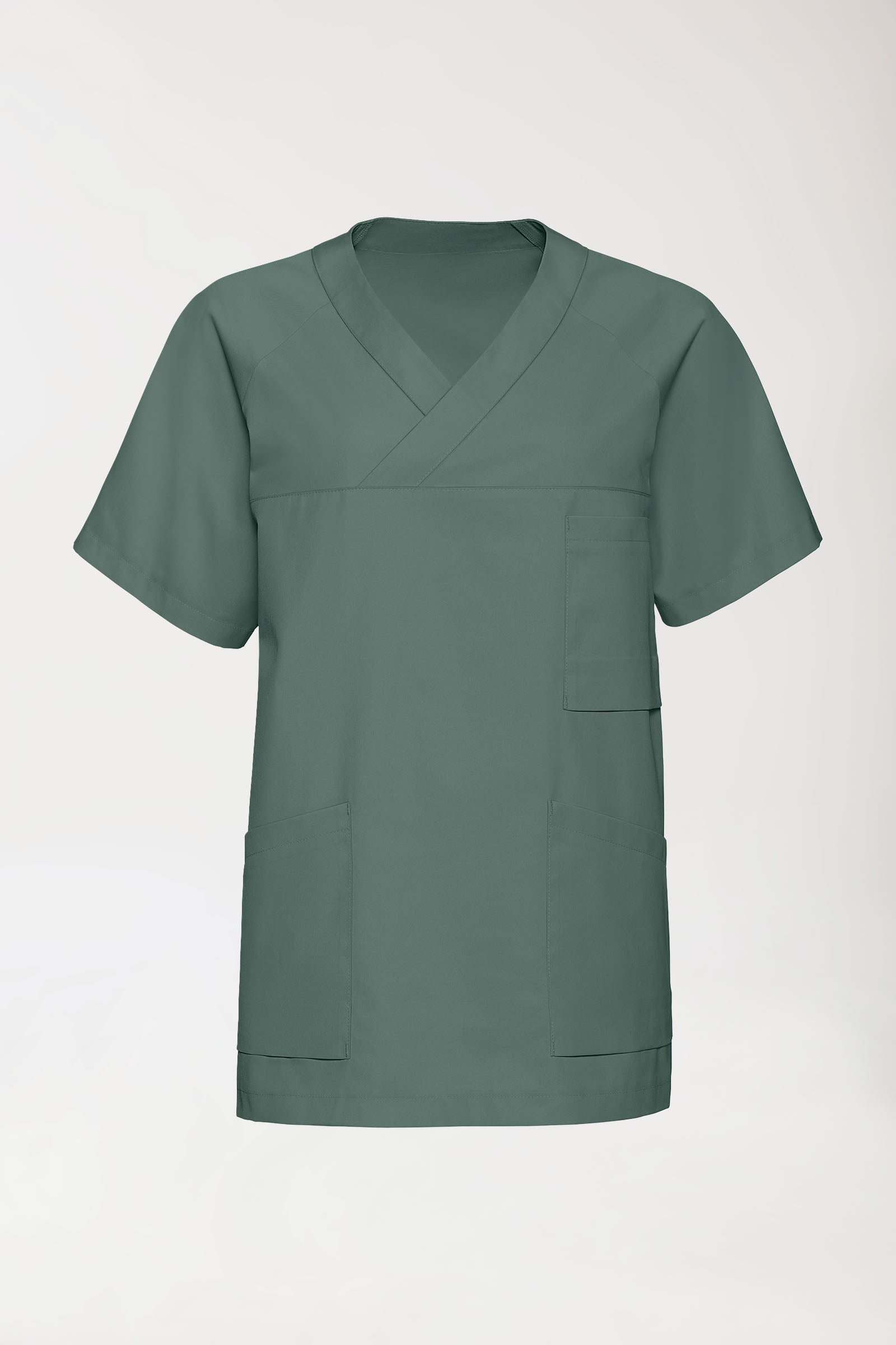 LA tunique médicale homme - Décolleté V vert foncé
