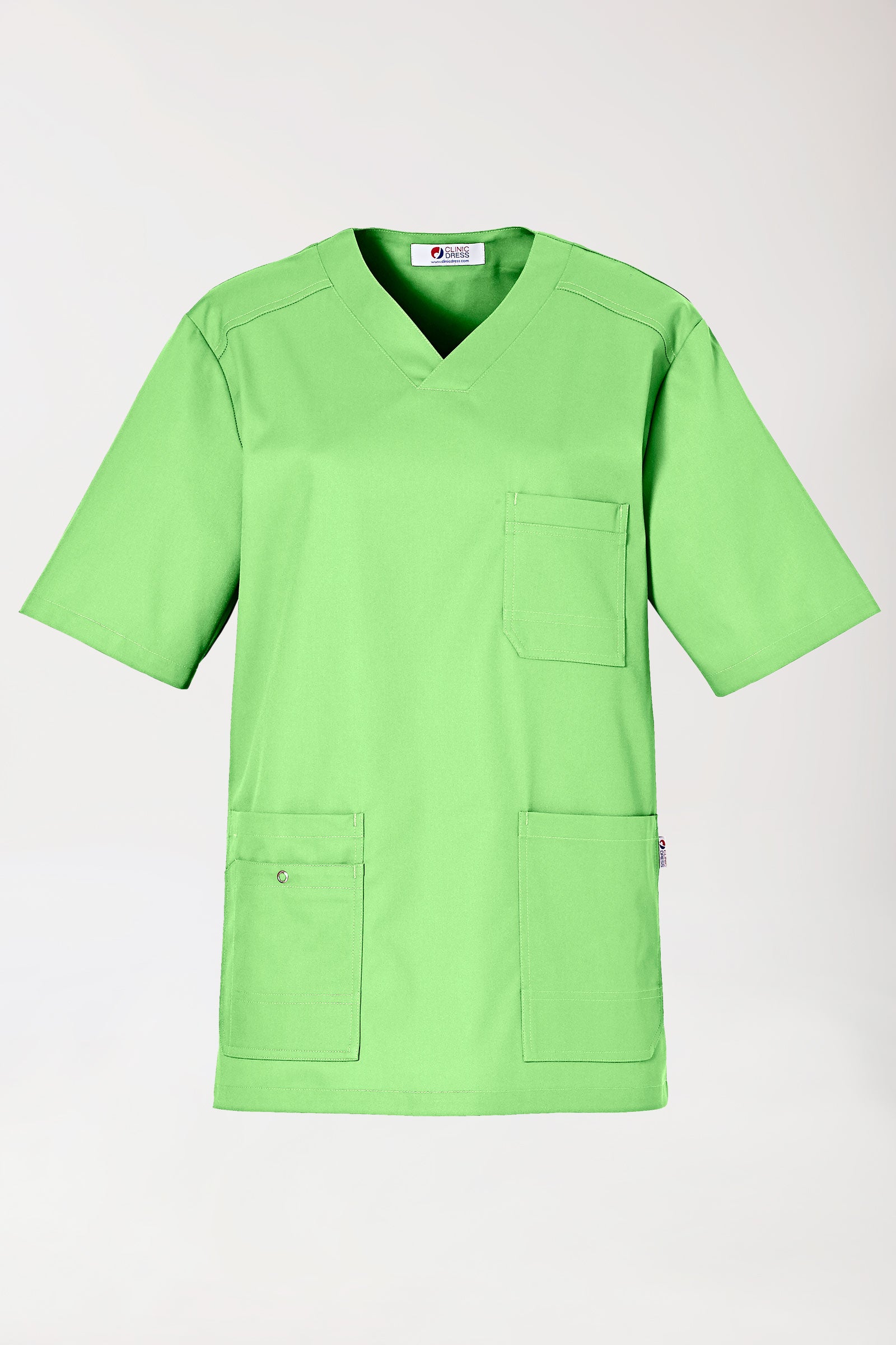 CLINIC STRETCH Tunique Homme vert pomme