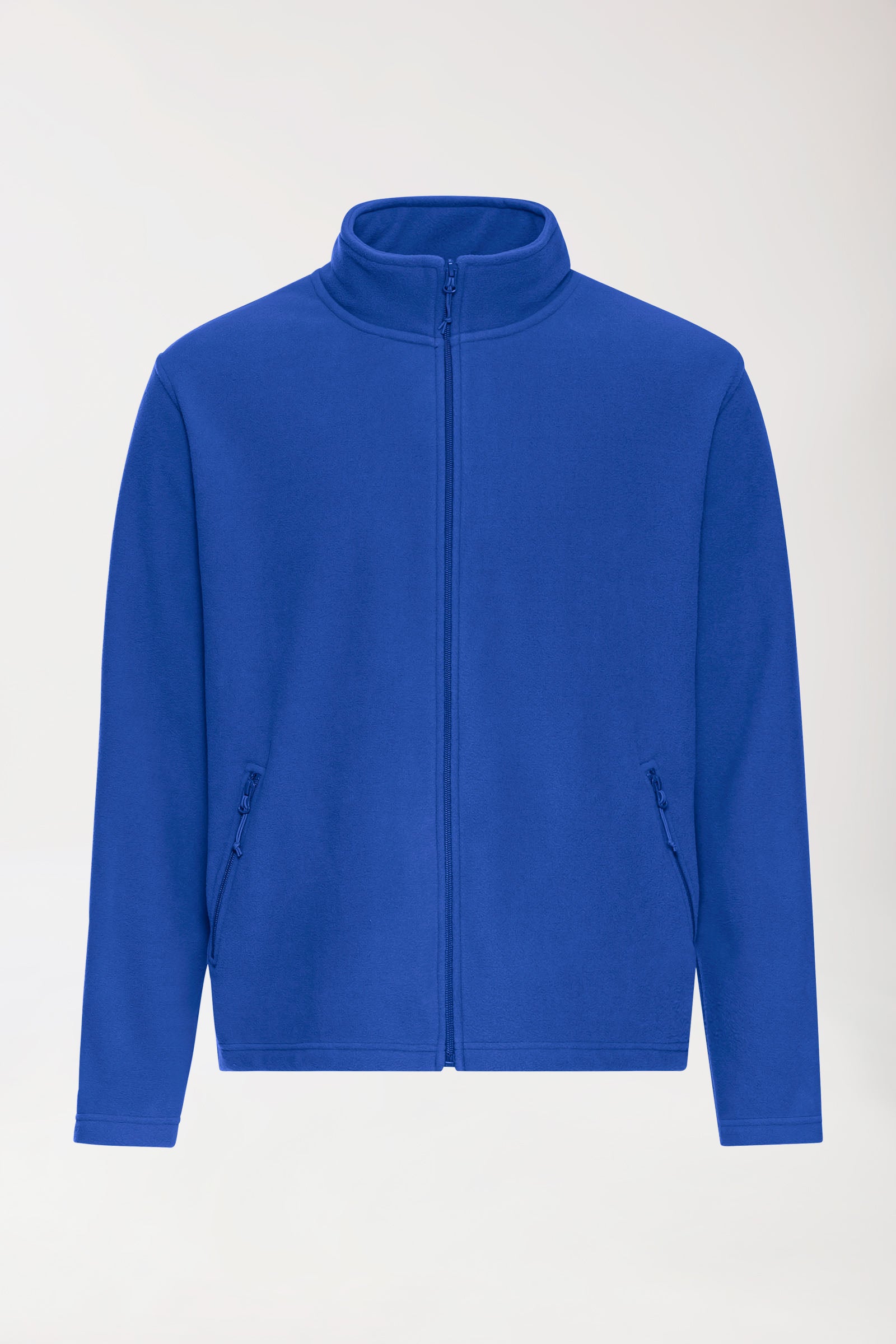 Veste polaire Homme - Col officier bleu roi
