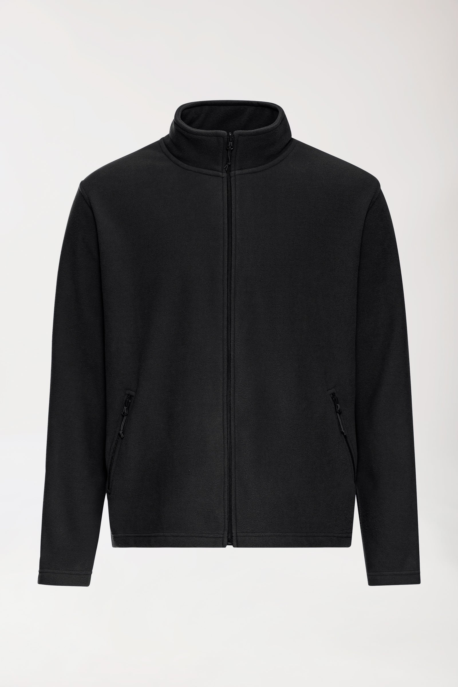 Veste polaire Homme - Col officier noir