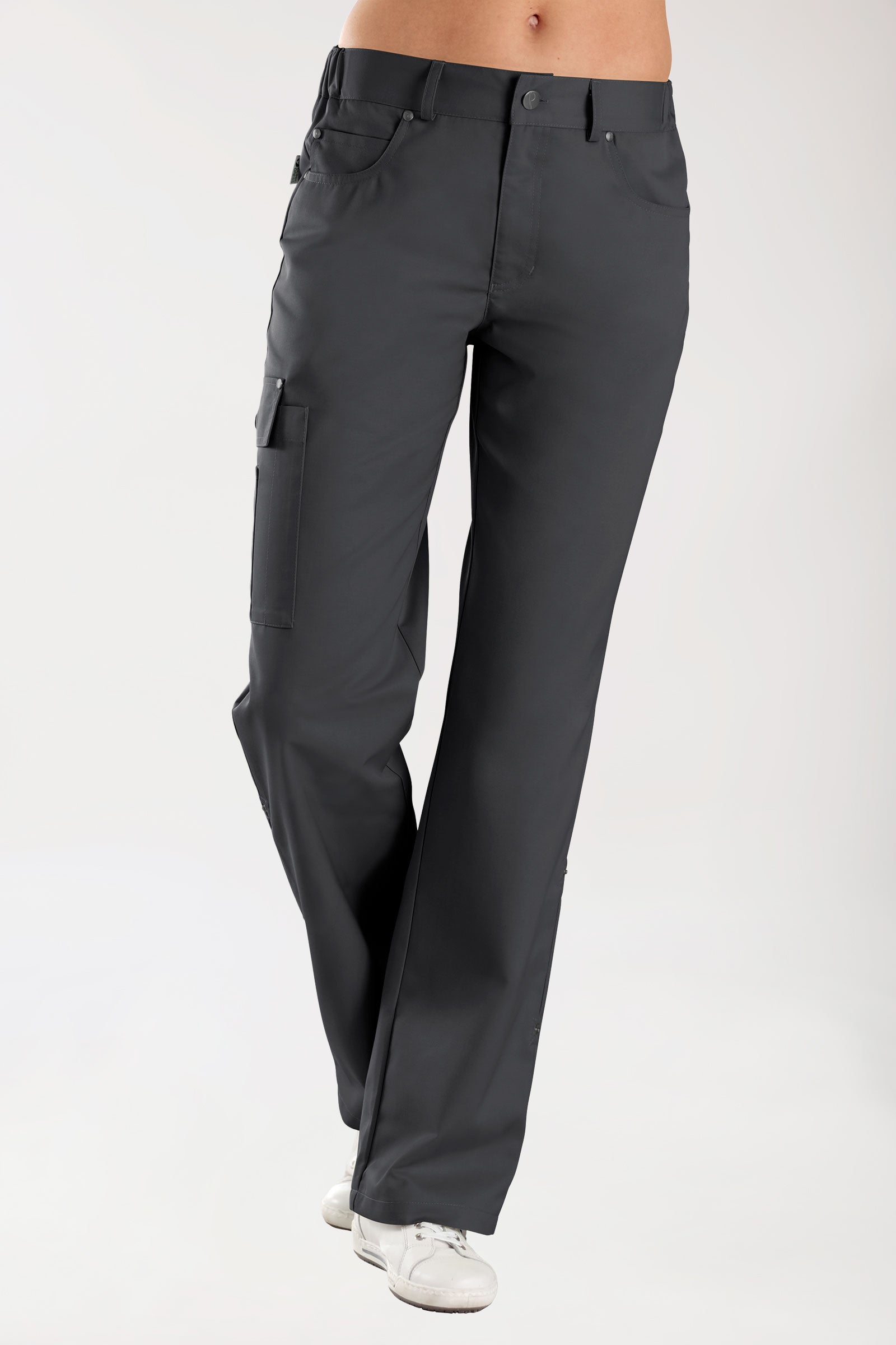 JUST STRONG Pantalon mixte - Ceinture partiellement élastiquée anthracite