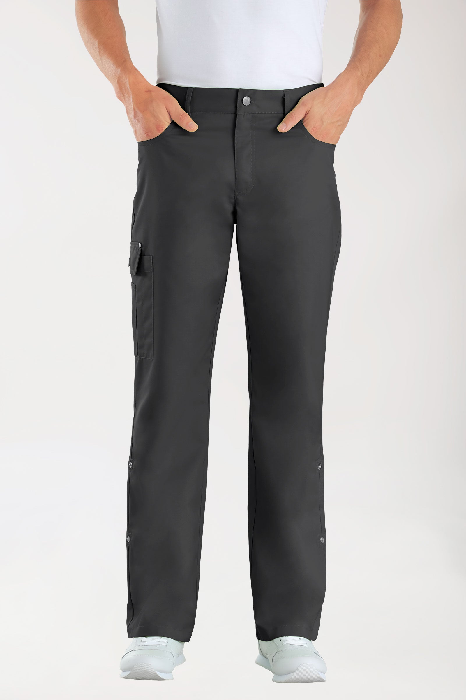 JUST STRONG Pantalon mixte - Ceinture partiellement élastiquée anthracite