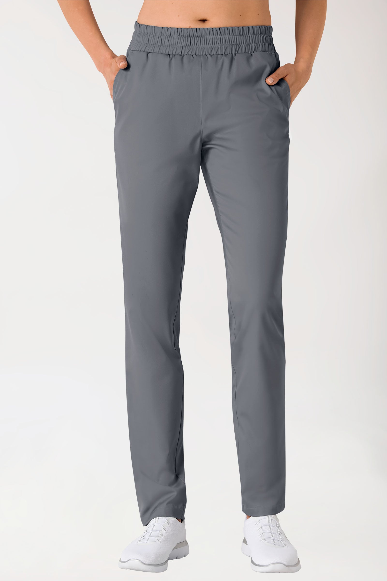 Pantalon mixte - Taille haute galet