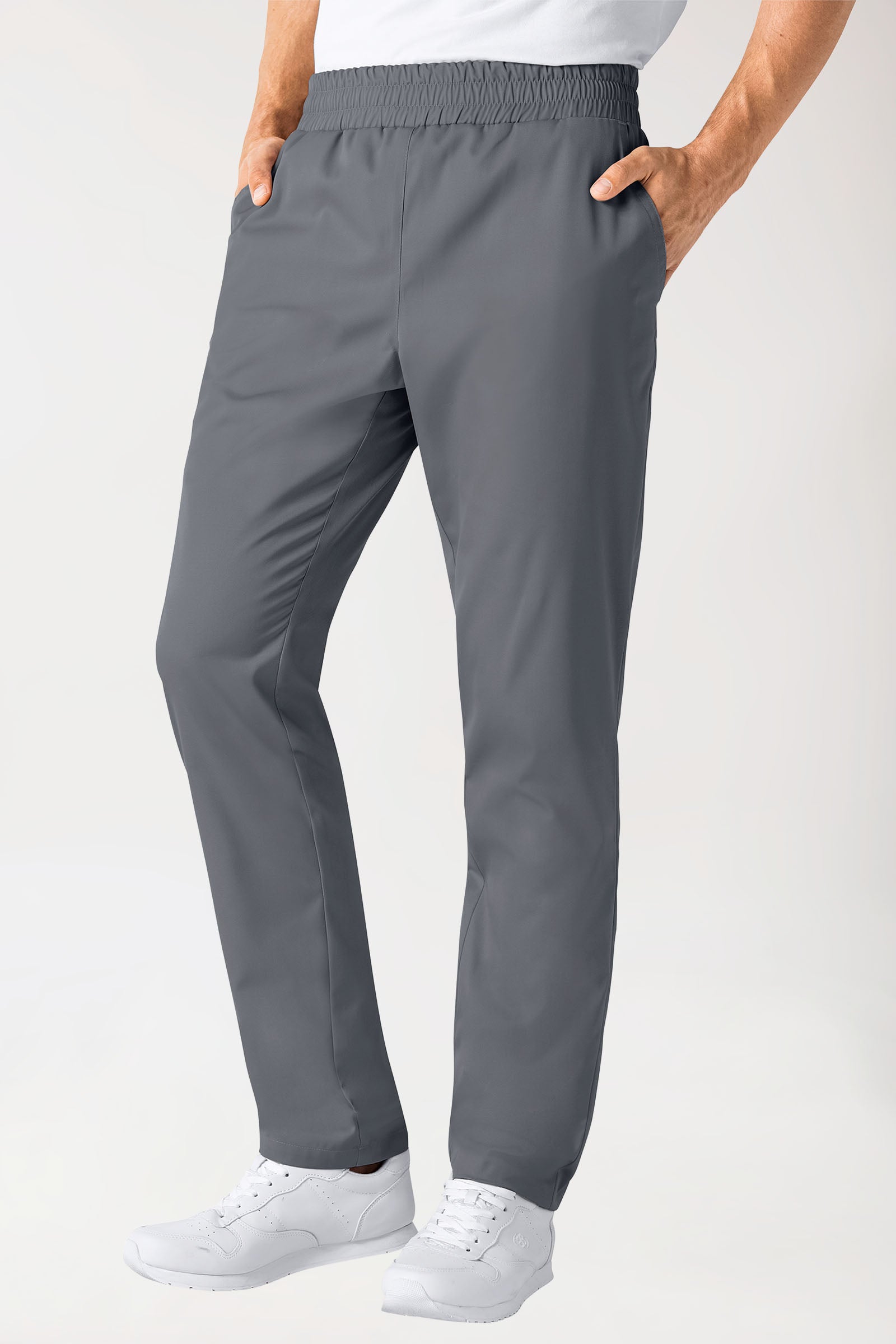 Pantalon mixte - Taille haute galet
