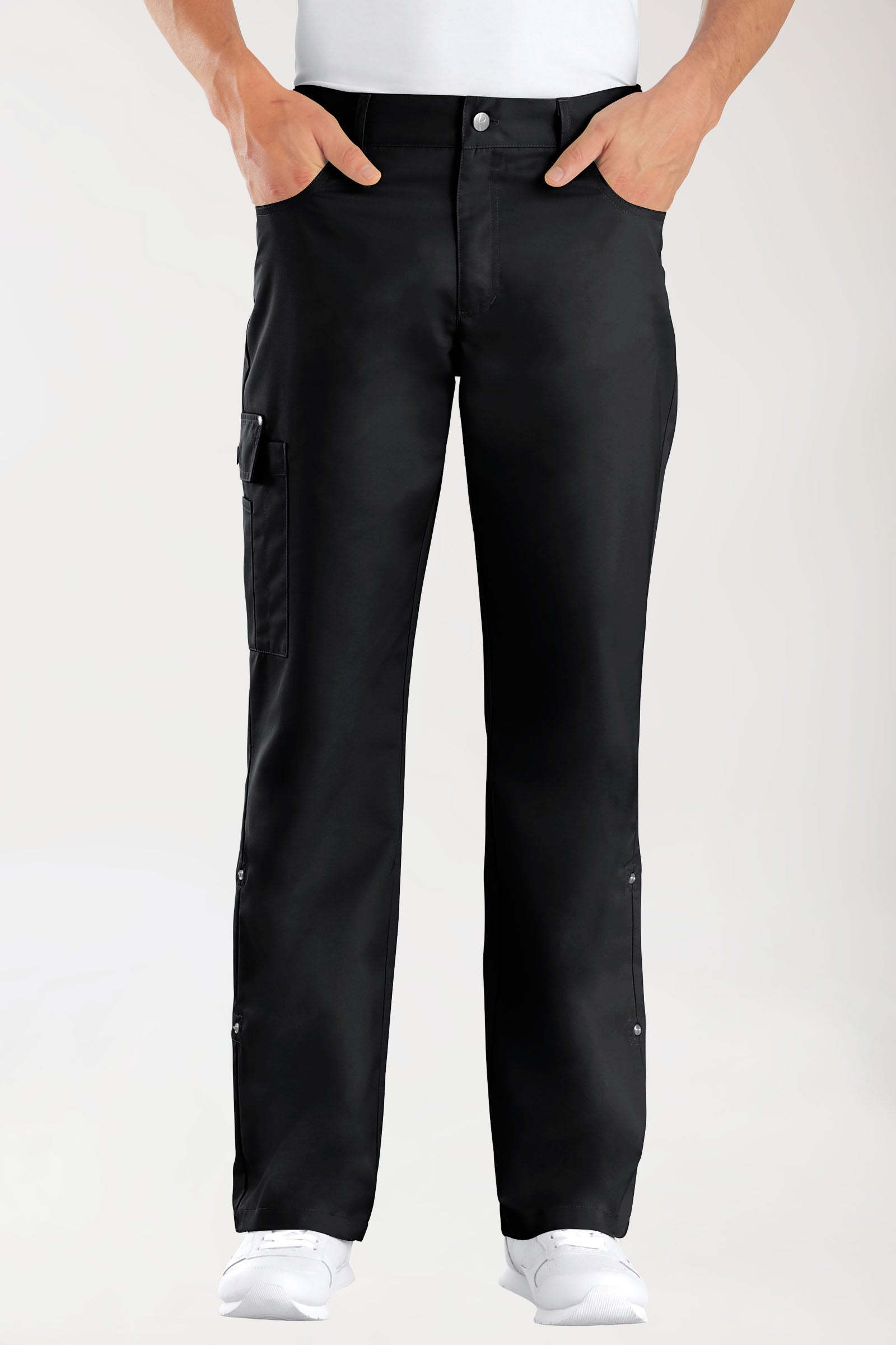 JUST STRONG Pantalon mixte - Ceinture partiellement élastiquée noir