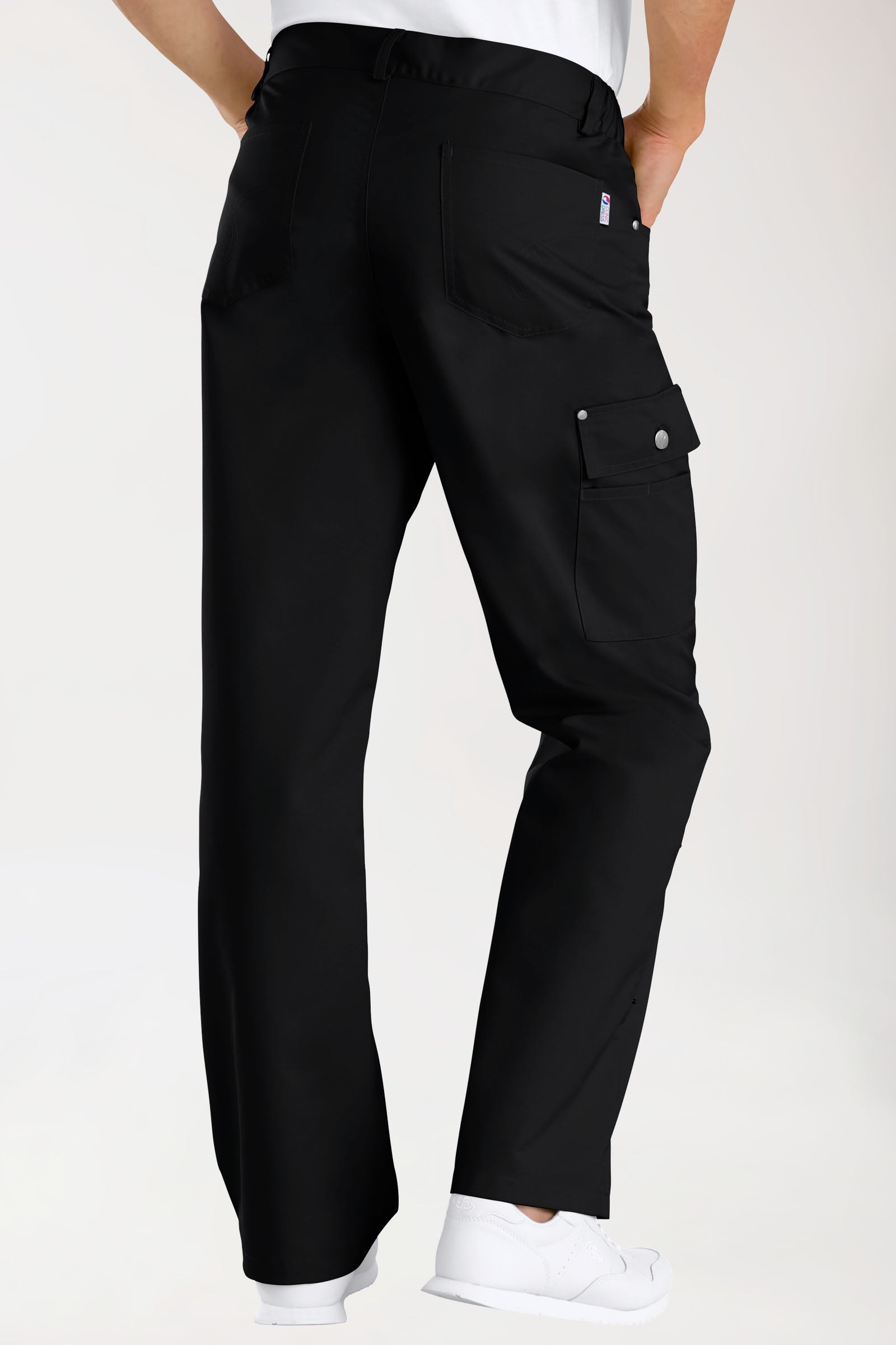 JUST STRONG Pantalon mixte - Ceinture partiellement élastiquée noir