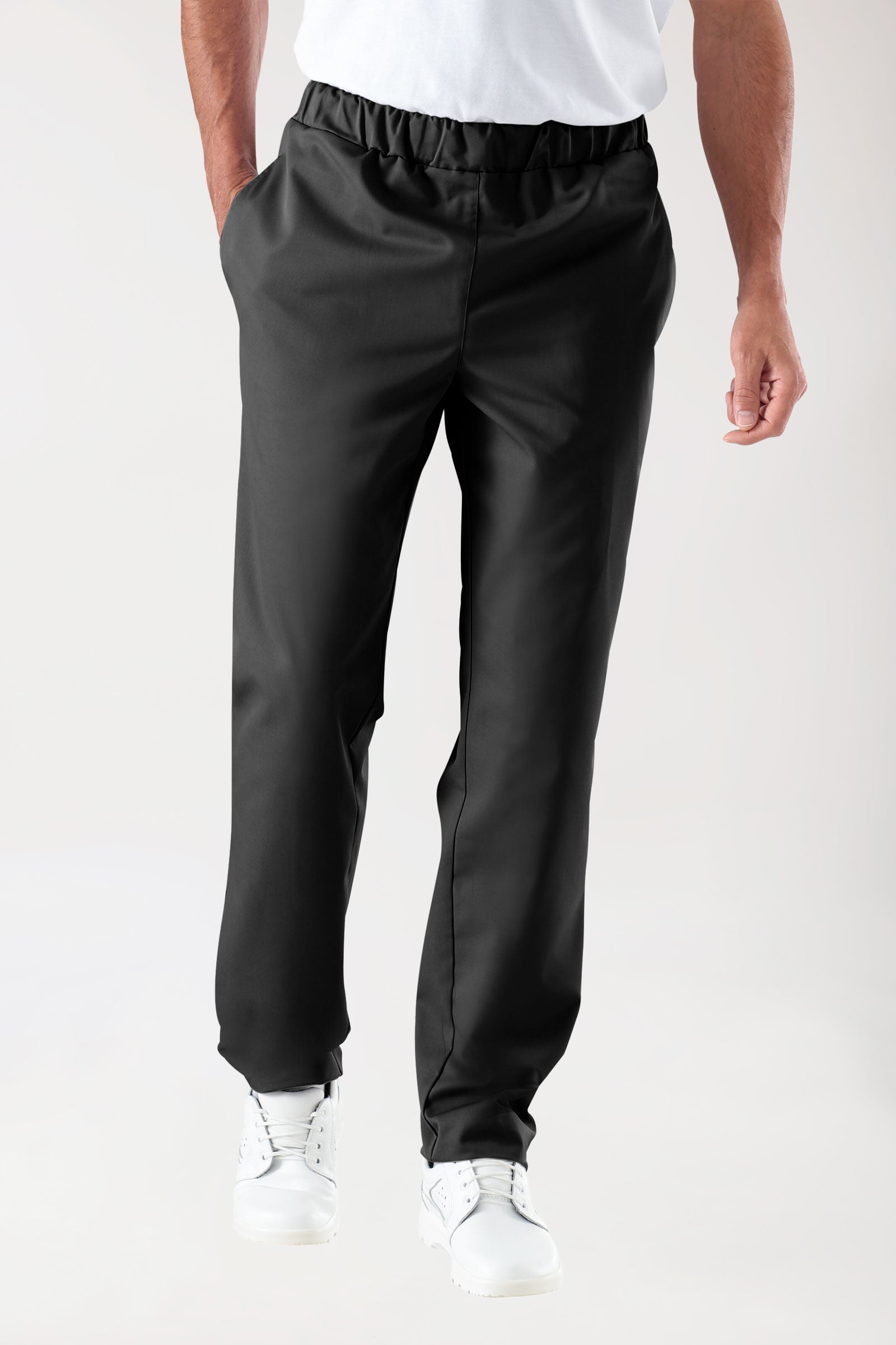 JUST STRONG Pantalon mixte - Ceinture élastiquée noir