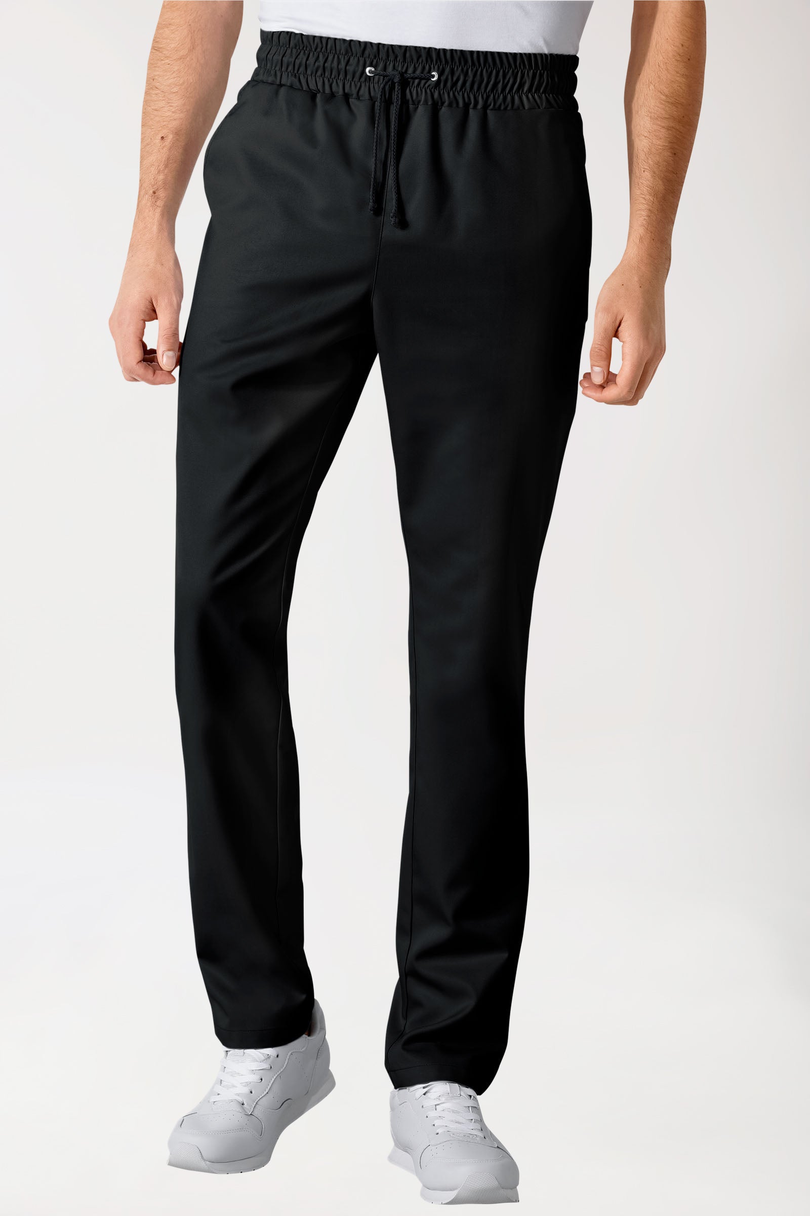 GREEN Pantalon mixte - Ceinture élastiquée noir