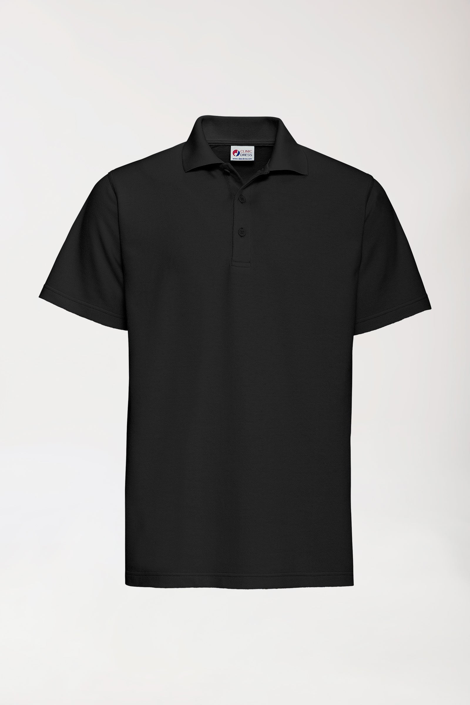 CORE Shirt mixte - Col polo noir