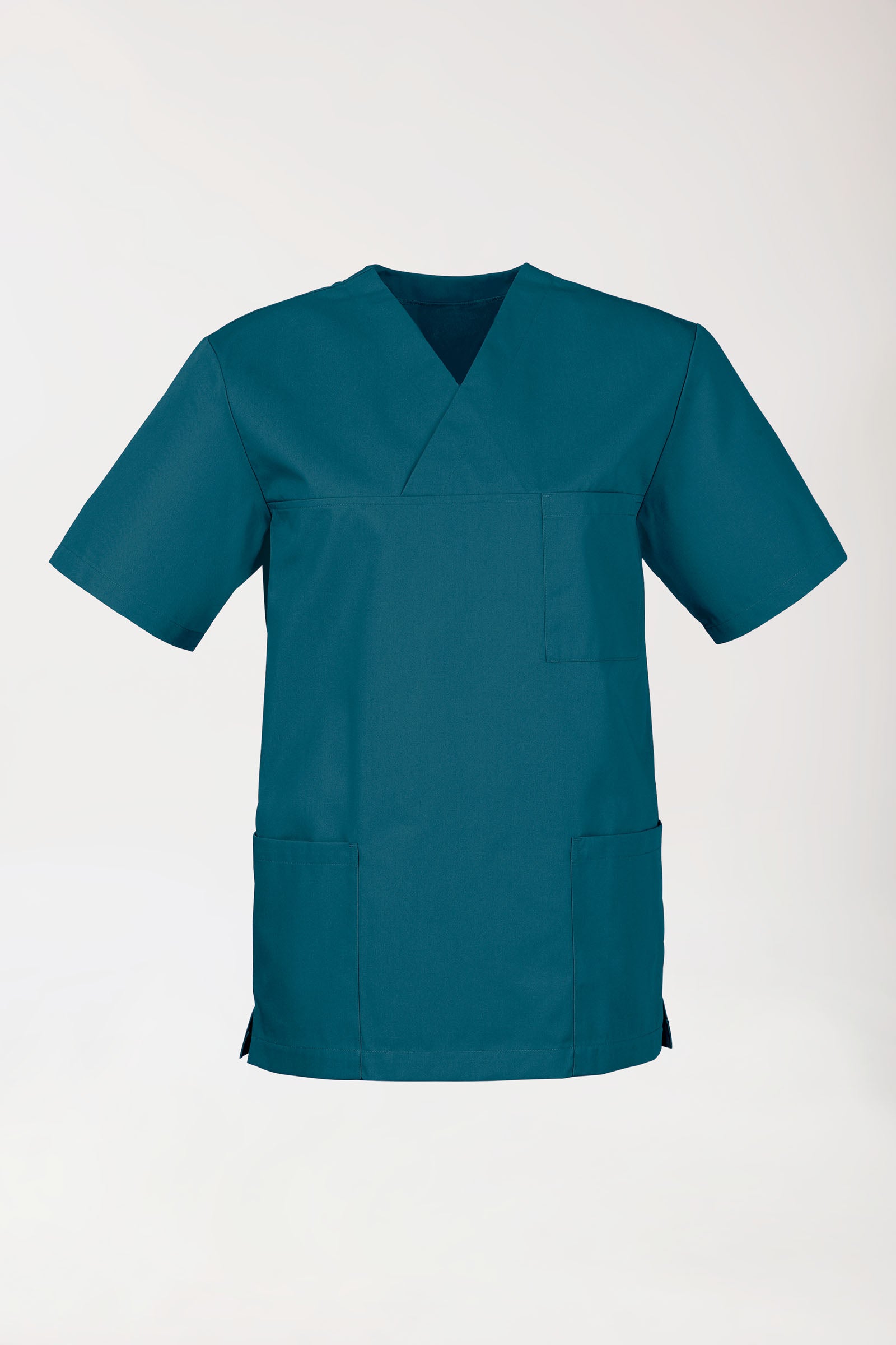 Tunique Stretch Homme - Décolleté V pétrole