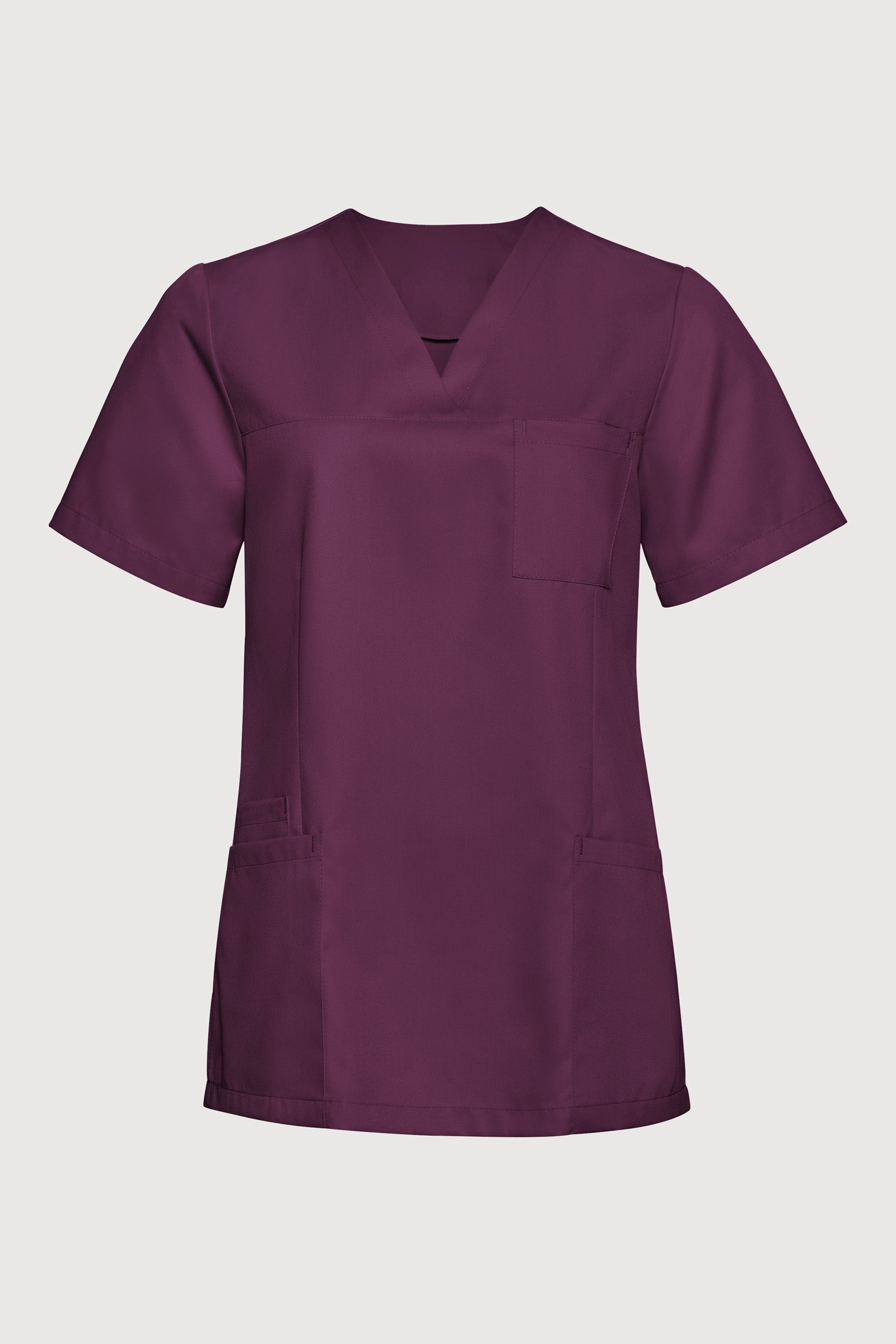 TENCEL™ Tunique Femme - Décolleté V mûre, Vue de face