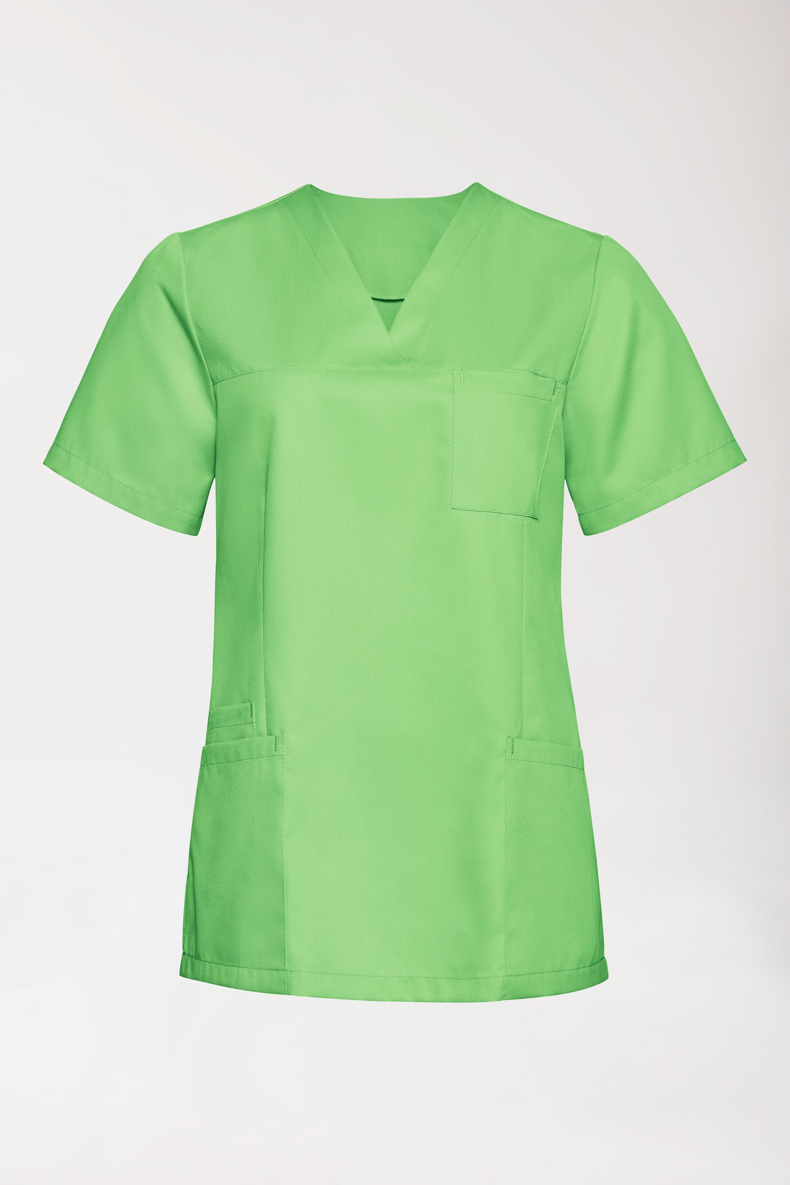 TENCEL™ Tunique Femme - Décolleté V vert pomme, Vue de face