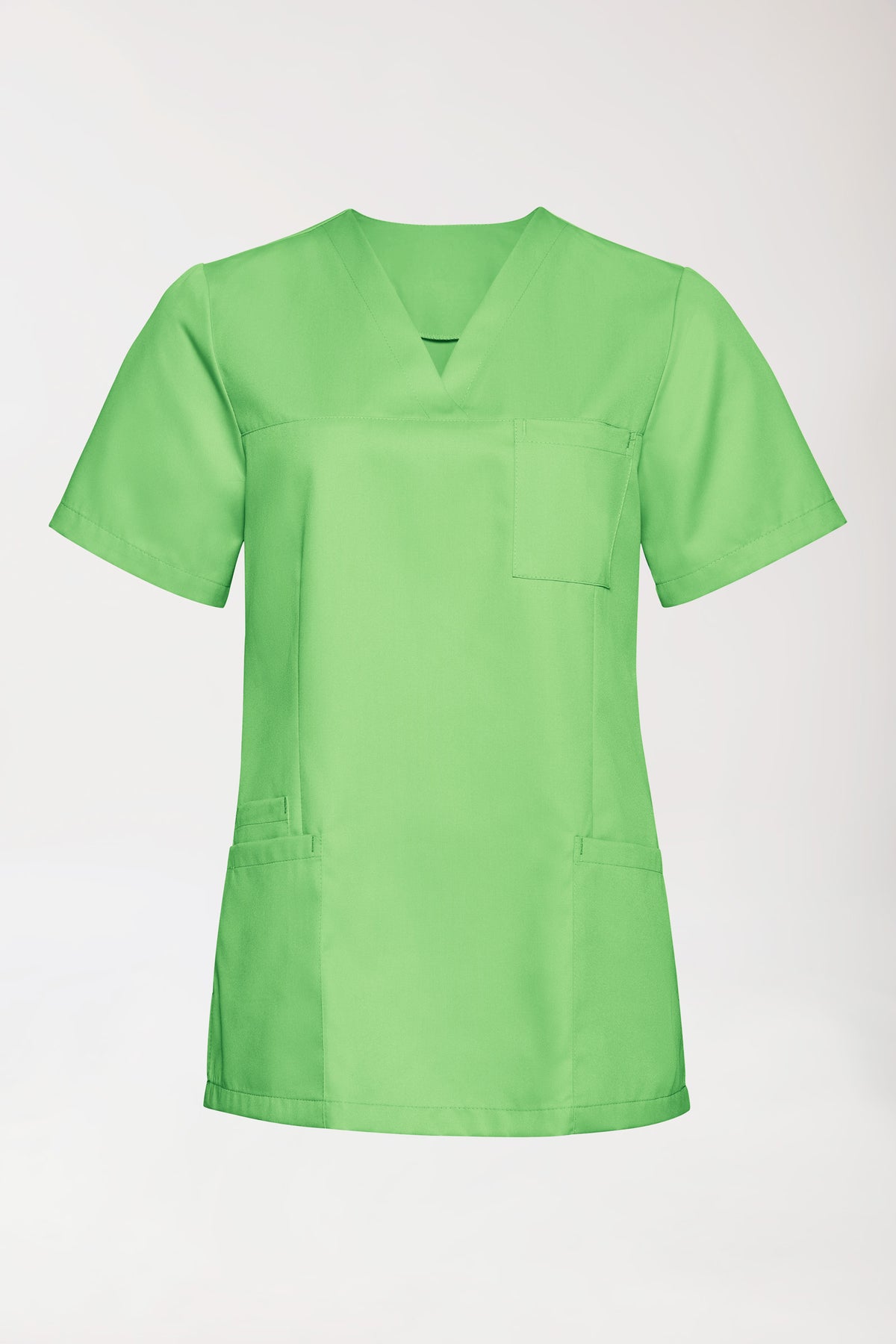 TENCEL™ Tunique Femme - Décolleté V vert pomme, Vue de face