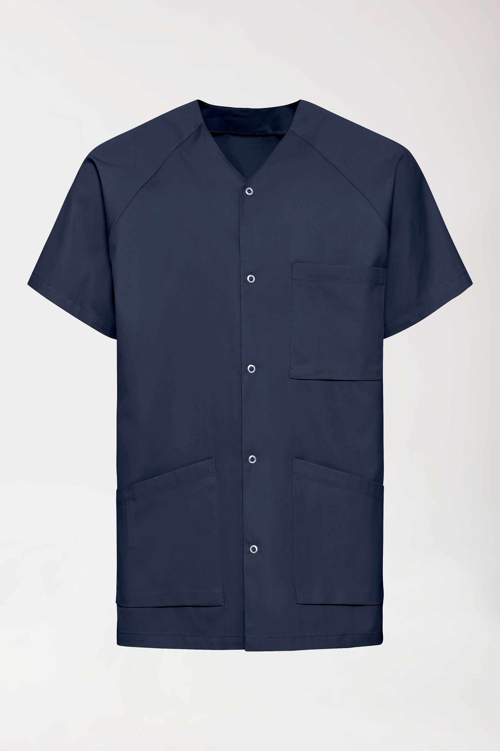 LA Blouse médicale homme - patte pressions navy