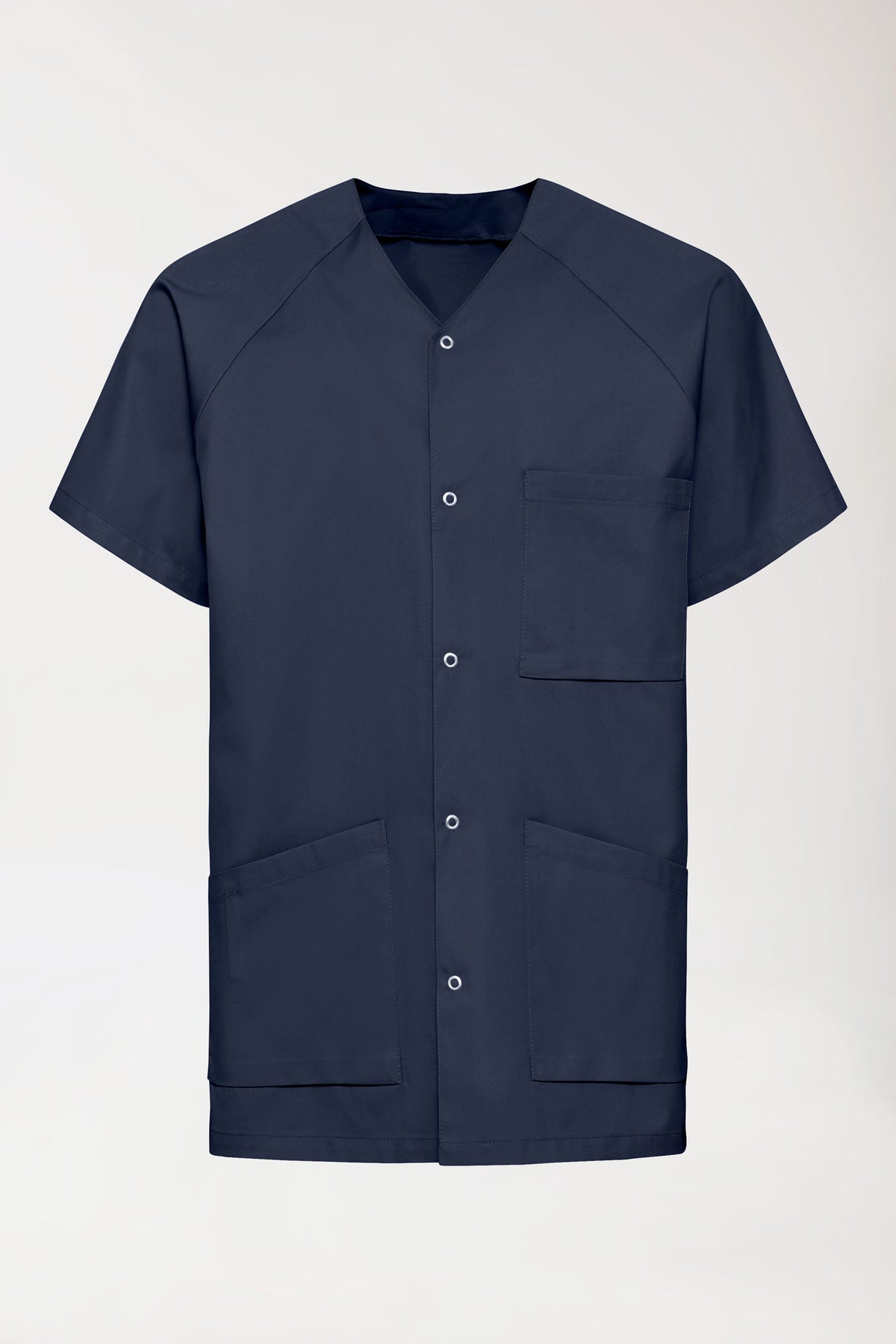 LA Blouse médicale homme - patte pressions navy