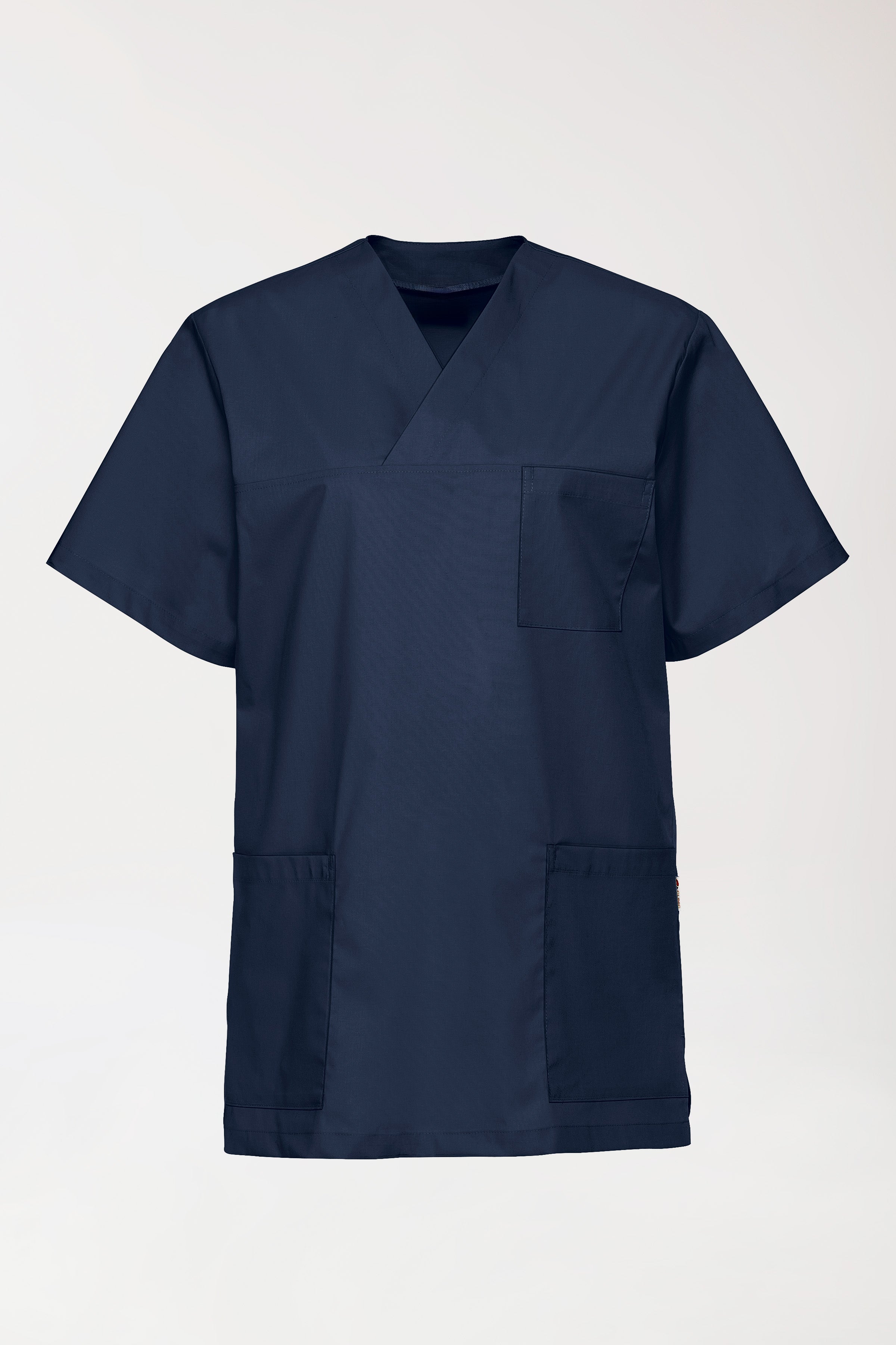 Tunique Stretch mixte - Décolleté V navy, Vue de face