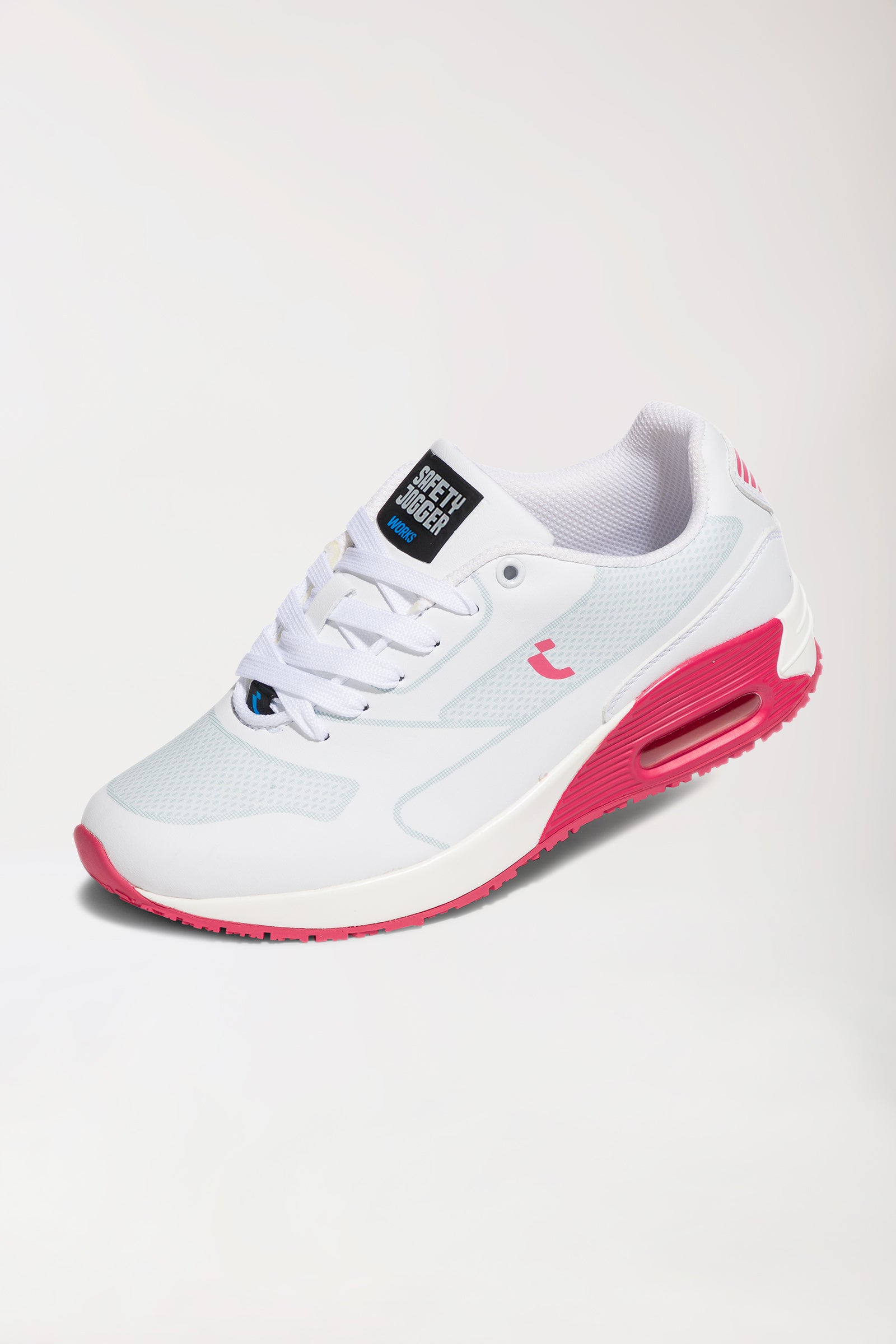 Chaussures professionnelles Femme blanc/lipstick, Vue de face