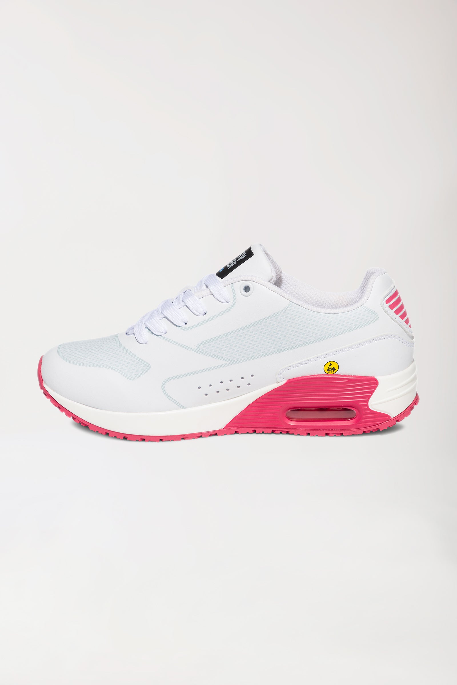 Chaussures professionnelles Femme blanc/lipstick, Vue de face