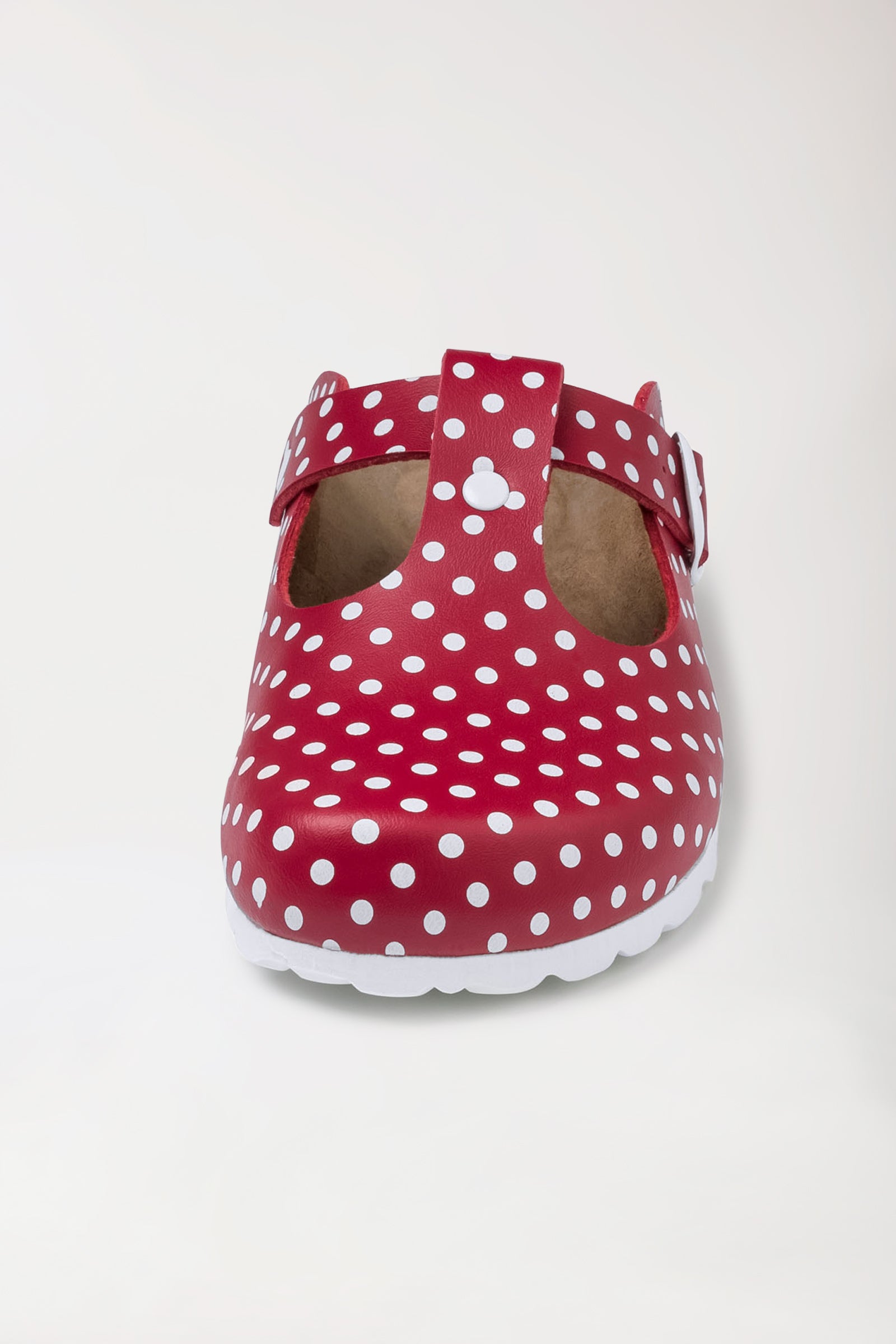 Sabots Femme rouge/blanc