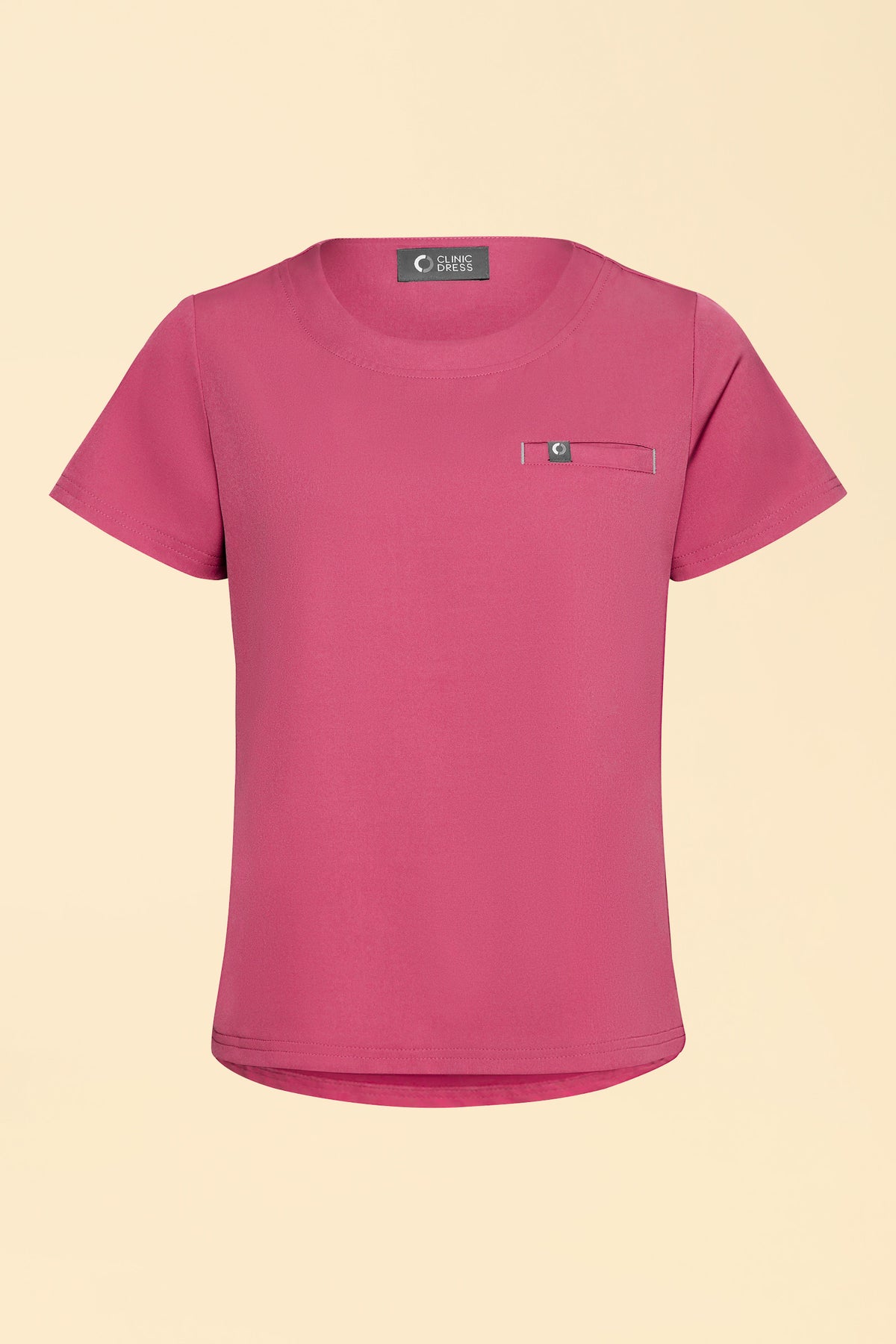 KAERE T-shirt Femme - Encoloure ronde bois de rose, Vue de face