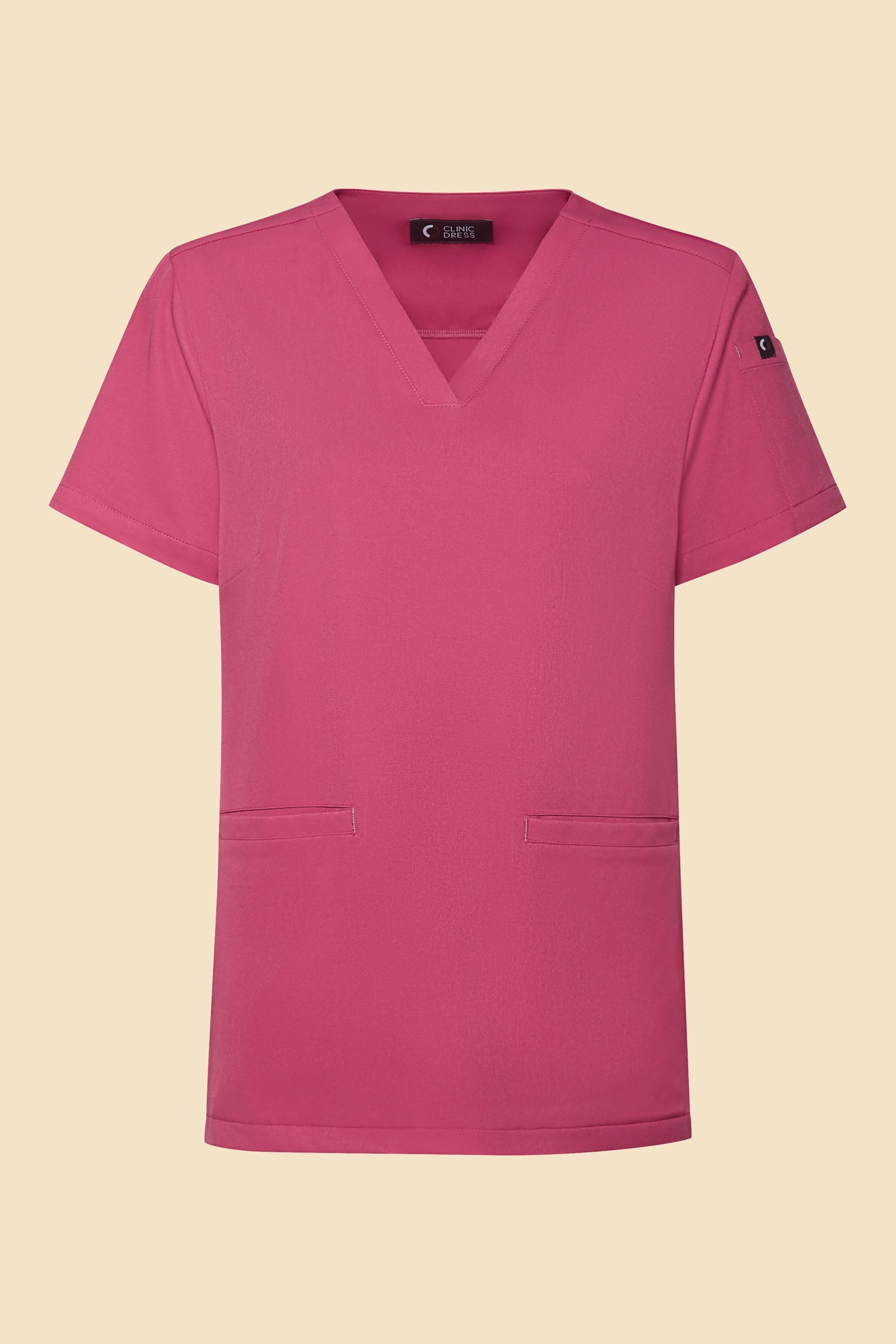 KAERE Tunique Femme - Décolleté V bois de rose, Vue de face