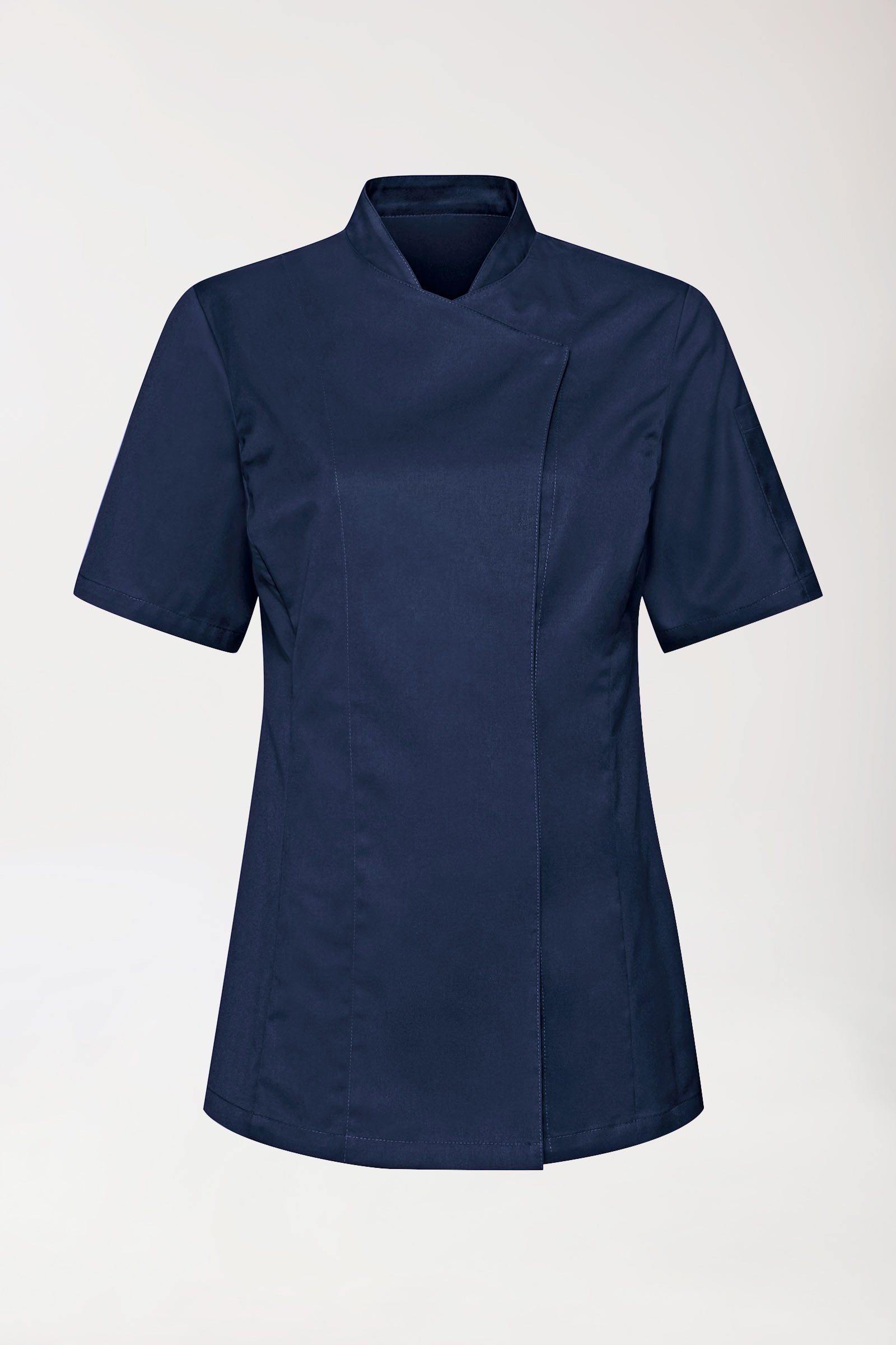 Gastro Veste de cuisine Femme - Manche courte bleu navy