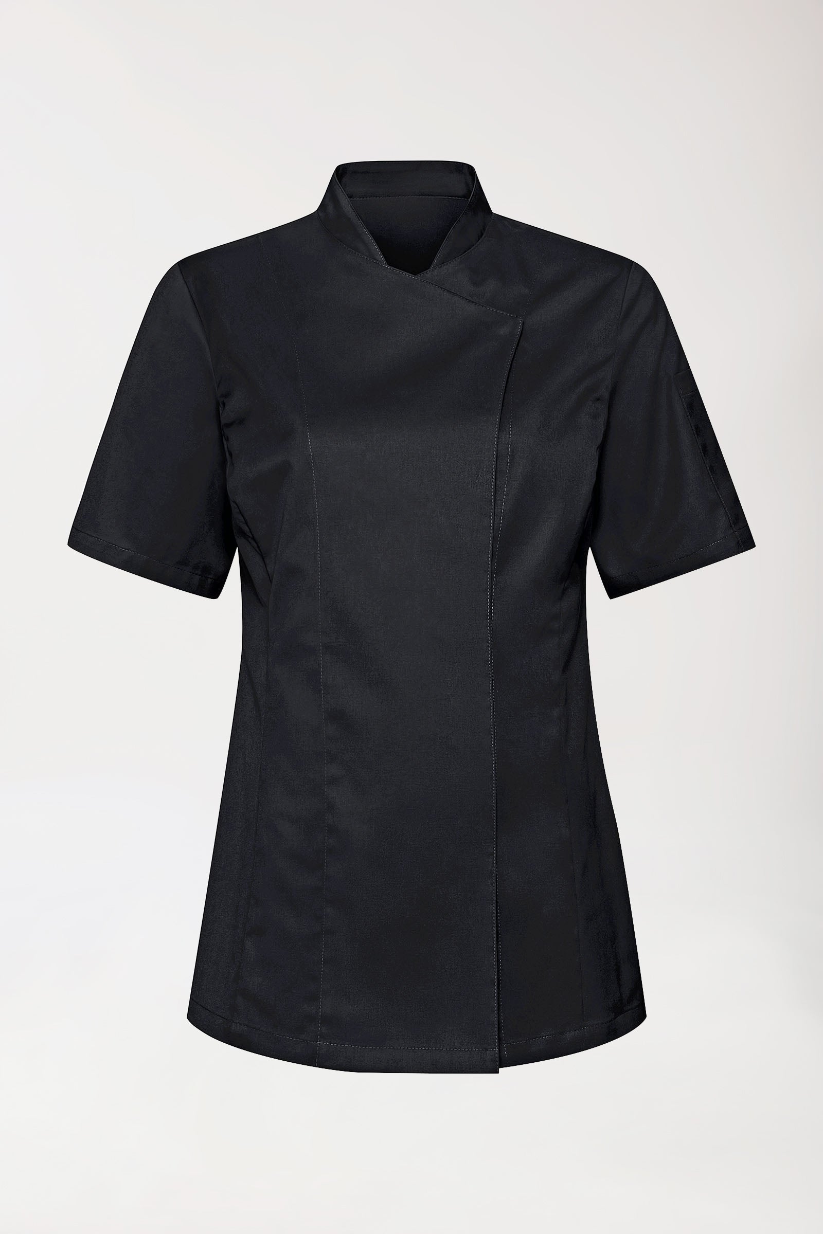 Gastro Veste de cuisine Femme - Manche courte noir