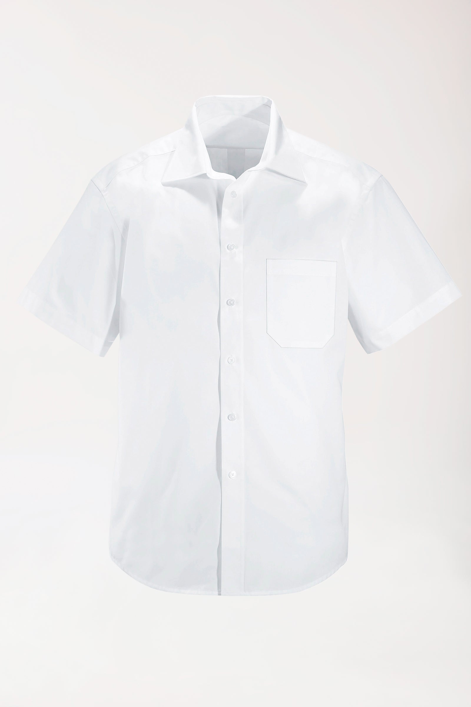 Chemise homme blanc manches mi-longues
