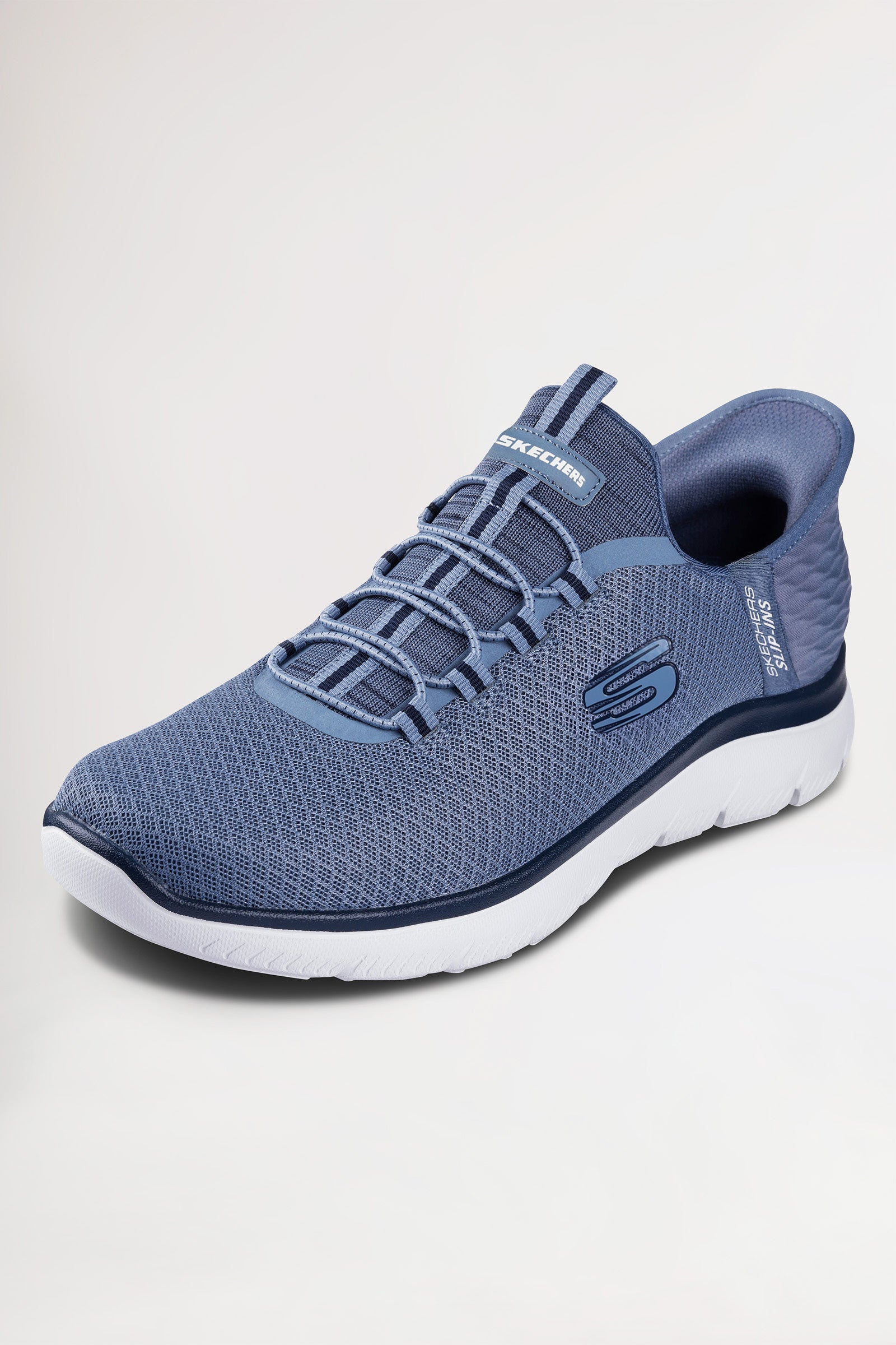 Sneaker Homme-SKECHERS Slip-ins-bleu, Vue de face