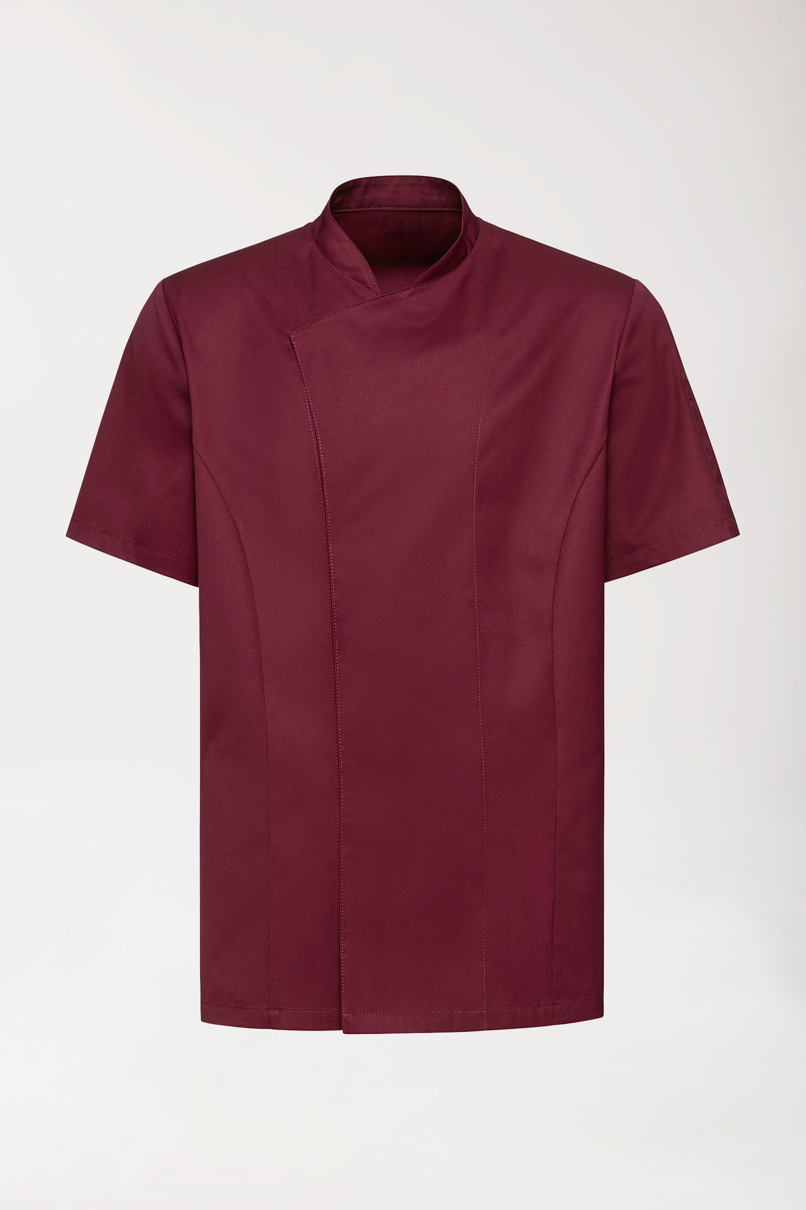 Gastro Veste de cuisine Homme - Manche courte bordeaux