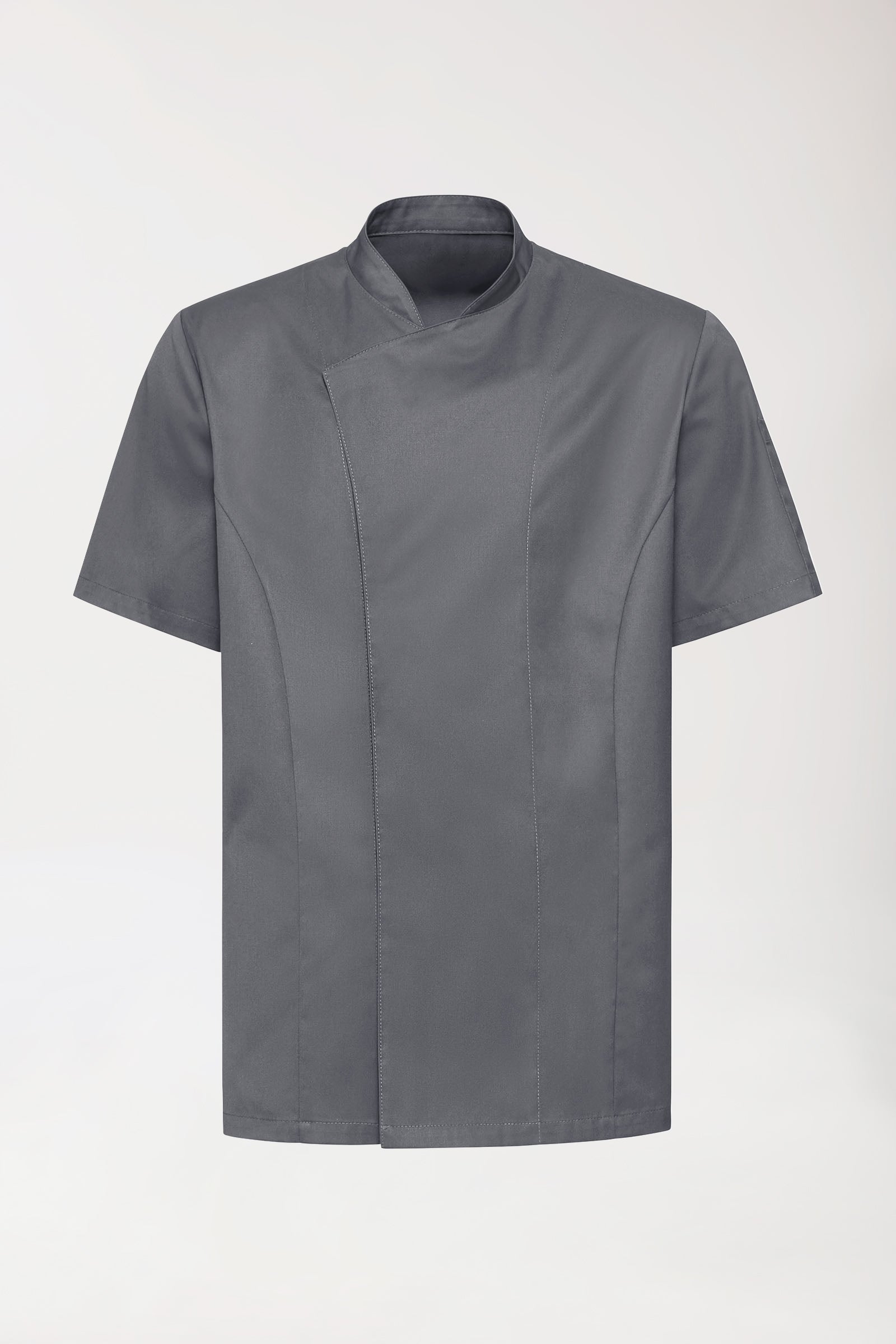 Gastro Veste de cuisine Homme - Manche courte gris granit