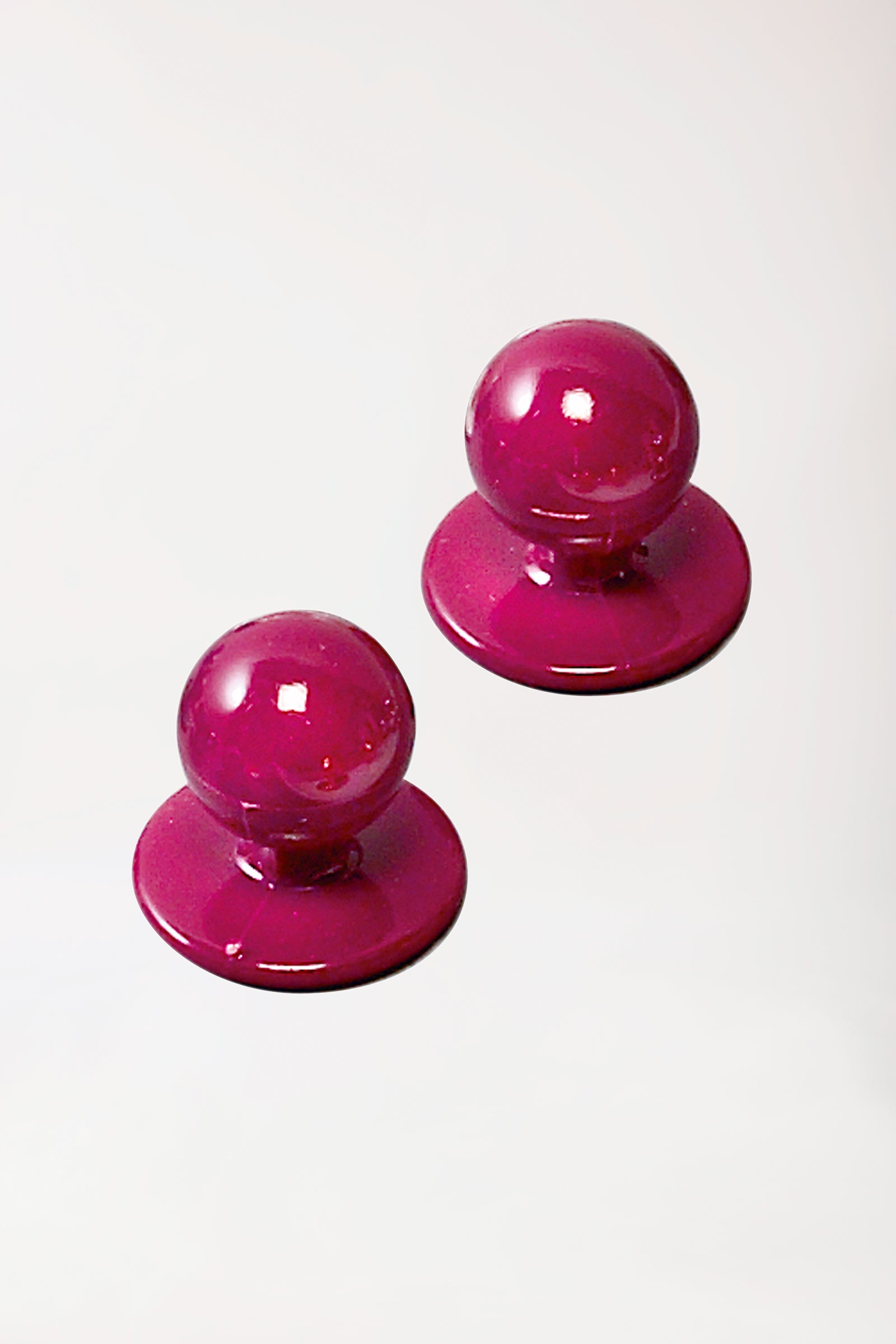 Gastro Boutons boules mixtes - 12 pièces bordeaux