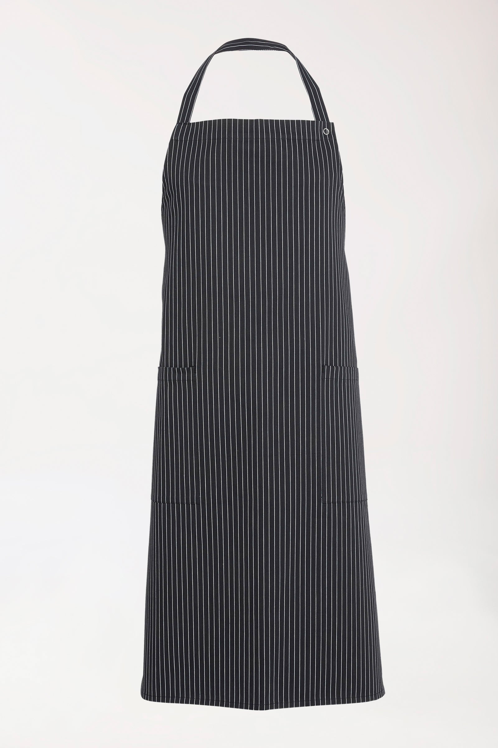 Gastro Tablier chasuble mixte - Taille unique noir/blanc, Vue de face