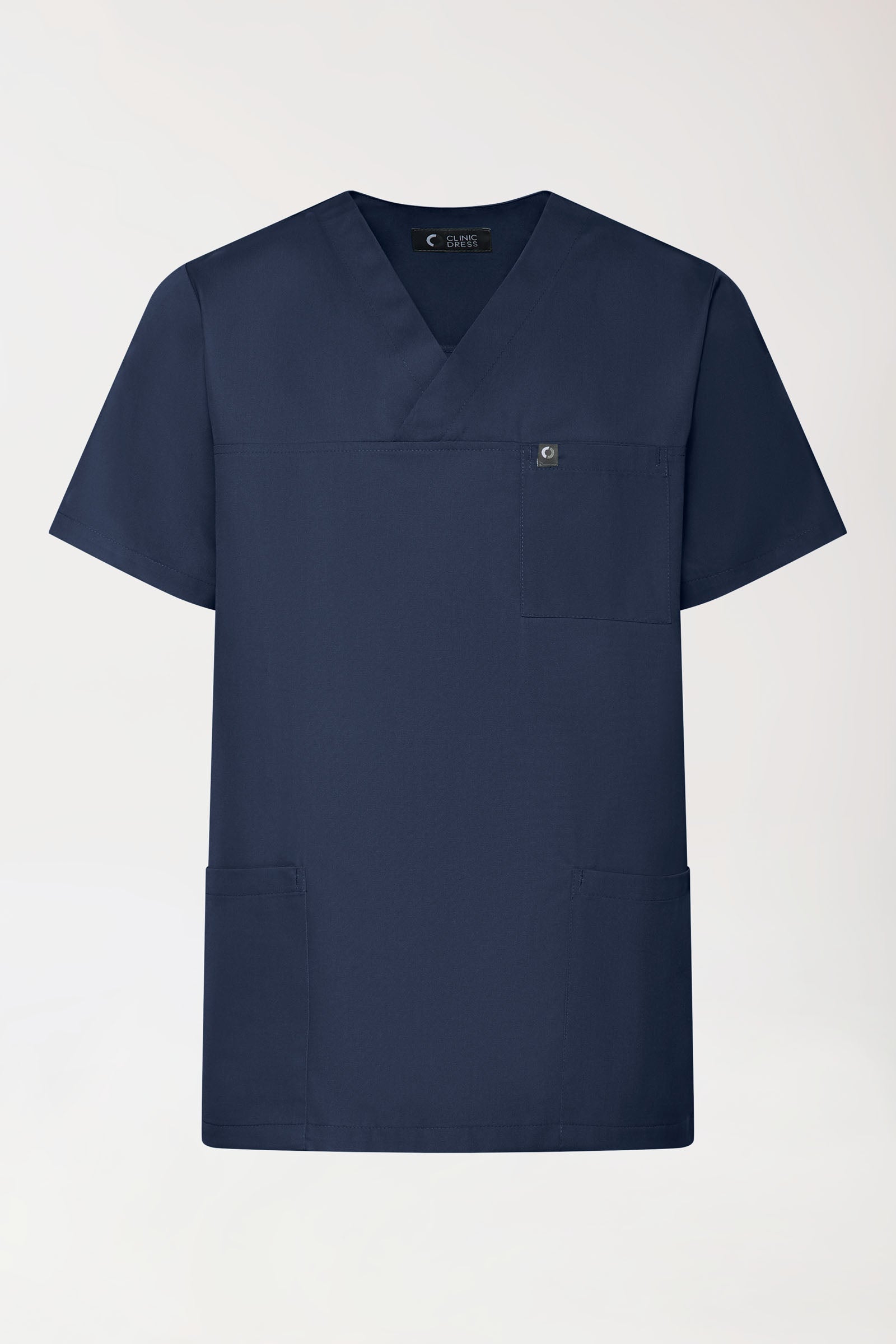 GREEN Tunique Stretch mixte - Décolleté V navy, Vue de face