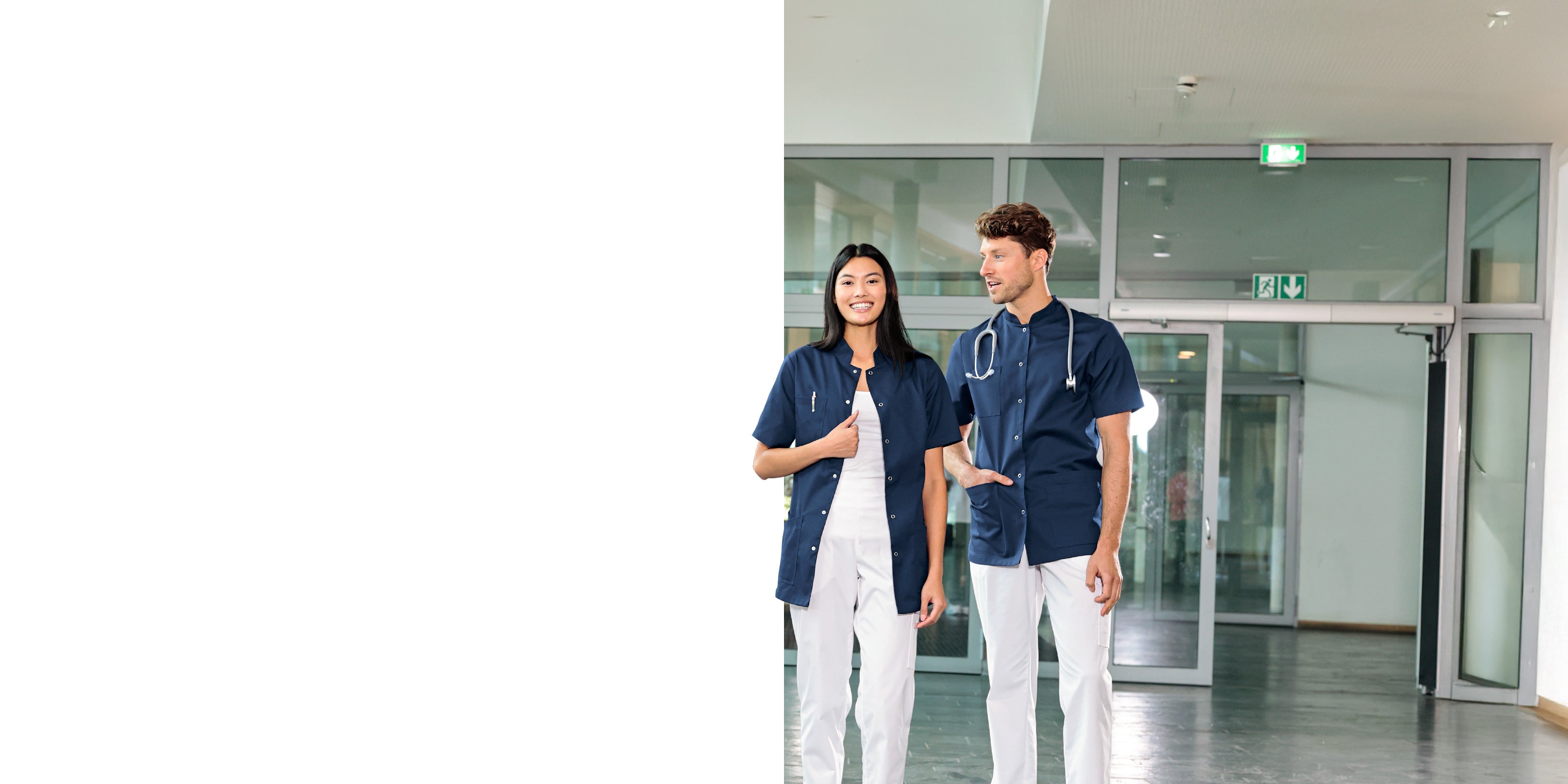 CLINIC STRETCH Blouses médicales mixtes