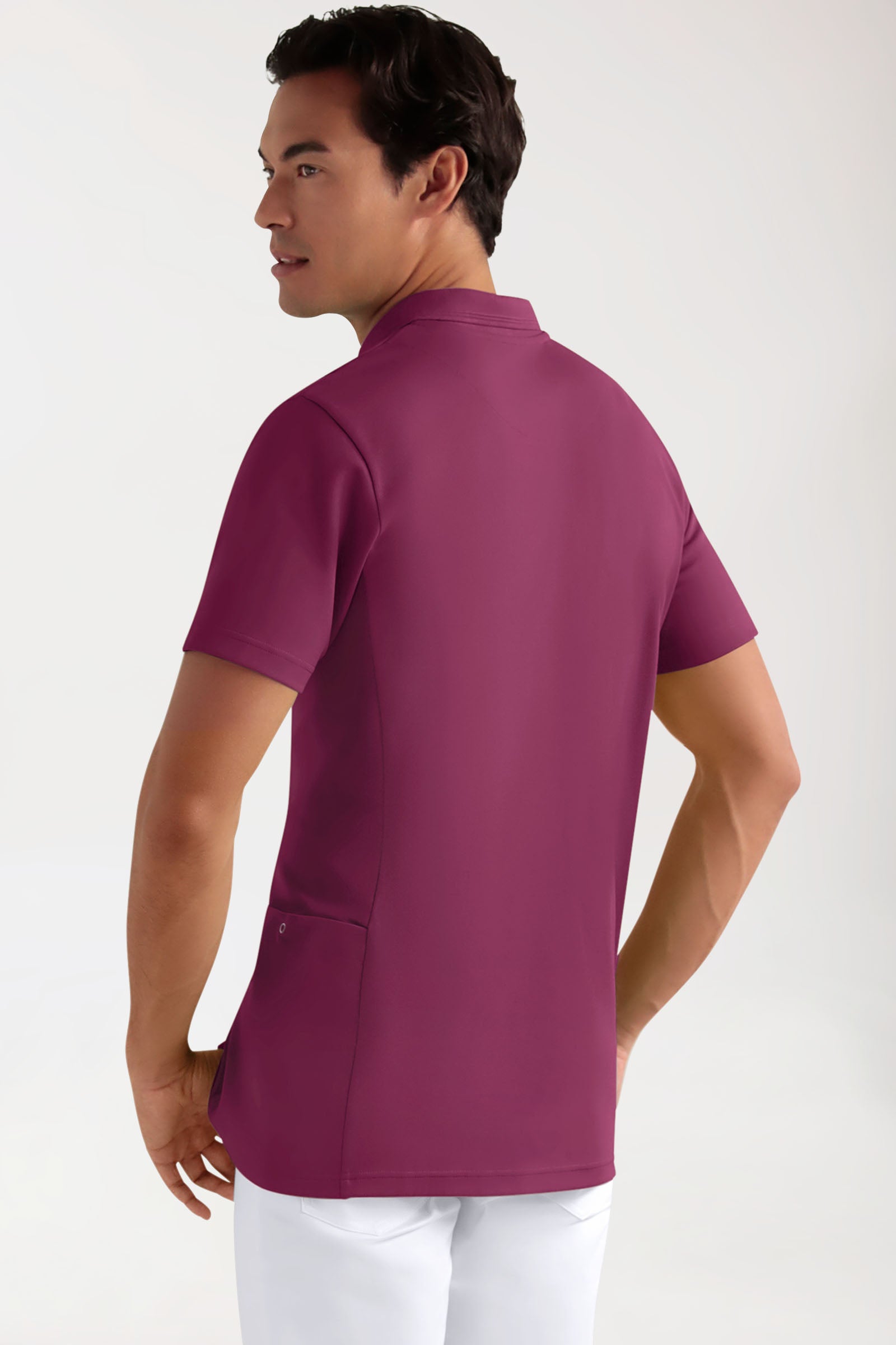COMFY FLEX Tunique Stretch Homme - Col polo berry