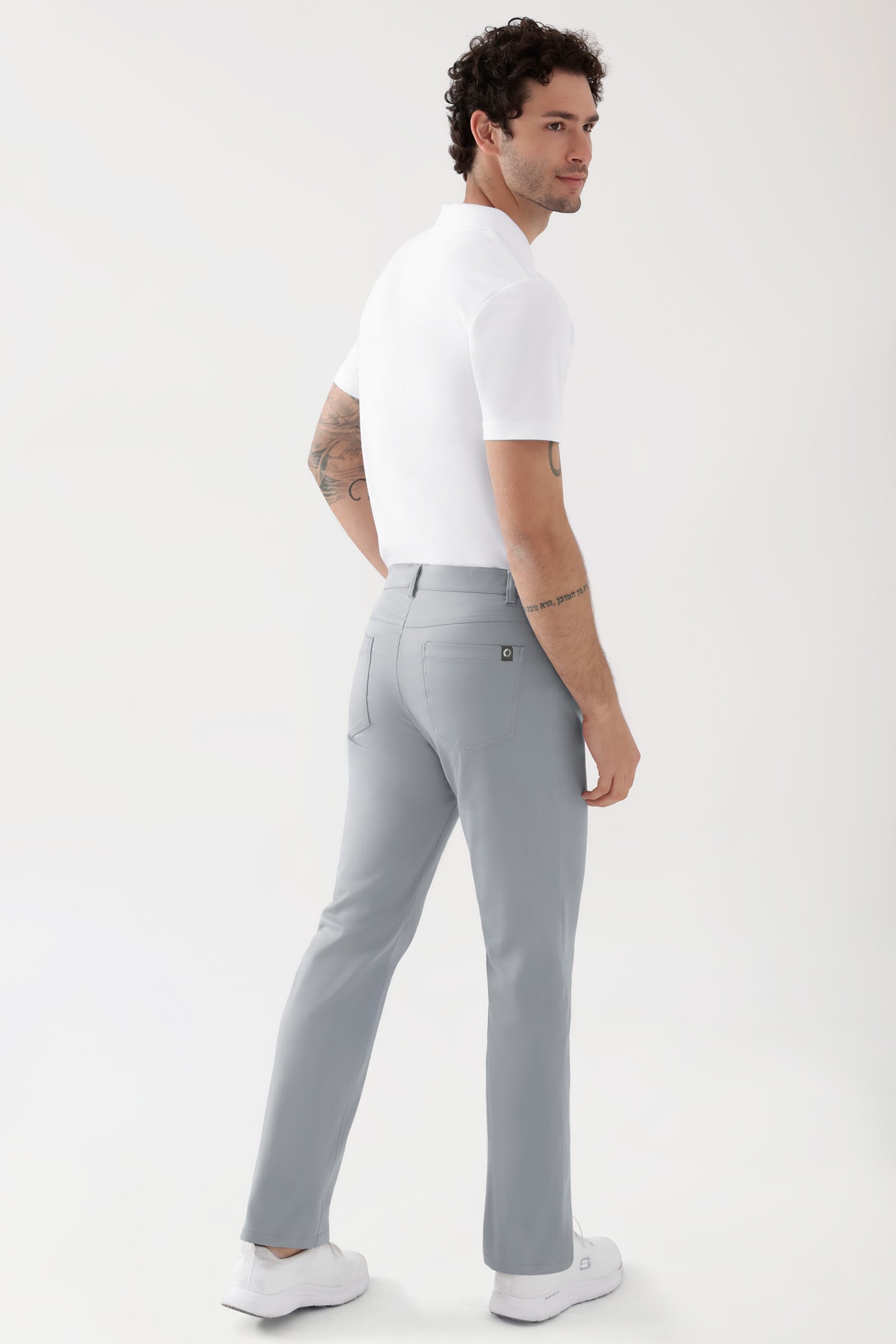 COMFY FLEX Pantalon 5 poches Homme - Jambe droite gris