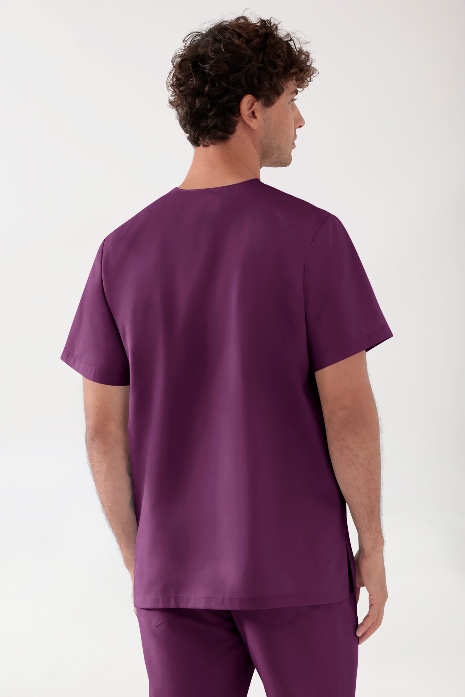 TENCEL™ Tunique Homme - Col V mûre
