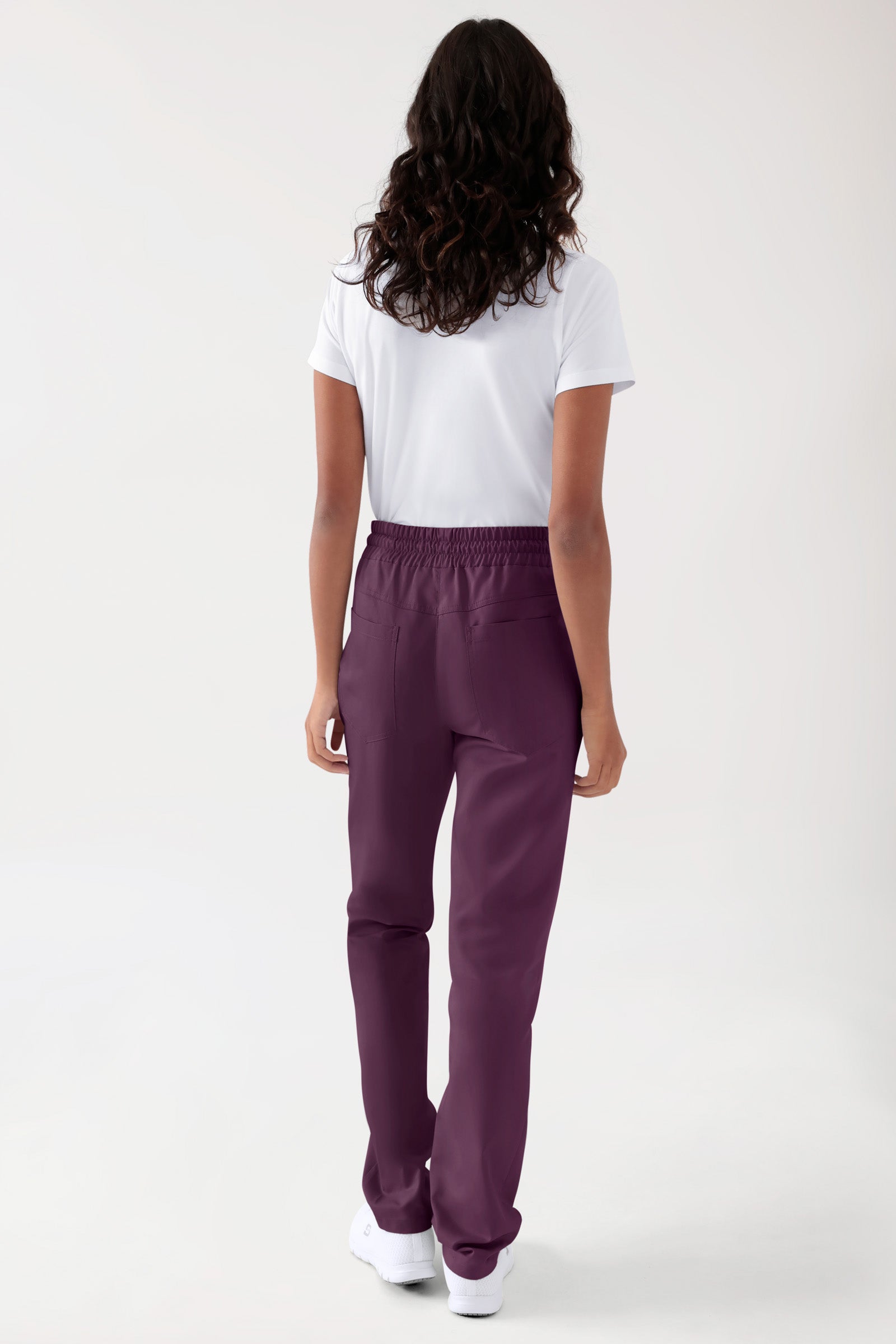 TENCEL™ Pantalon mixte - Ceinture élastique mûre, Vue de dos 