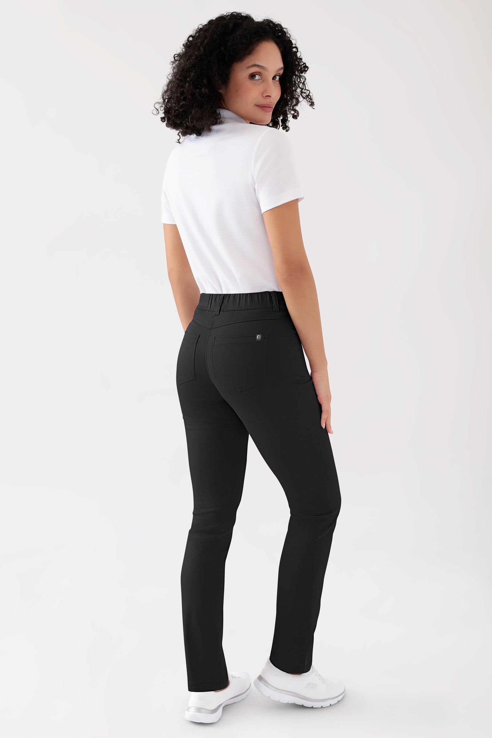 COMFY FLEX Pantalon 5 poches Femme - Jambe droite noir