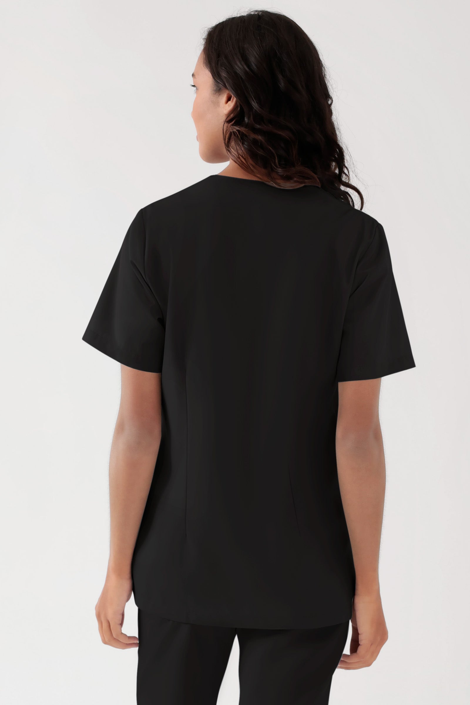 TENCEL™ Tunique Femme - Décolleté V noir