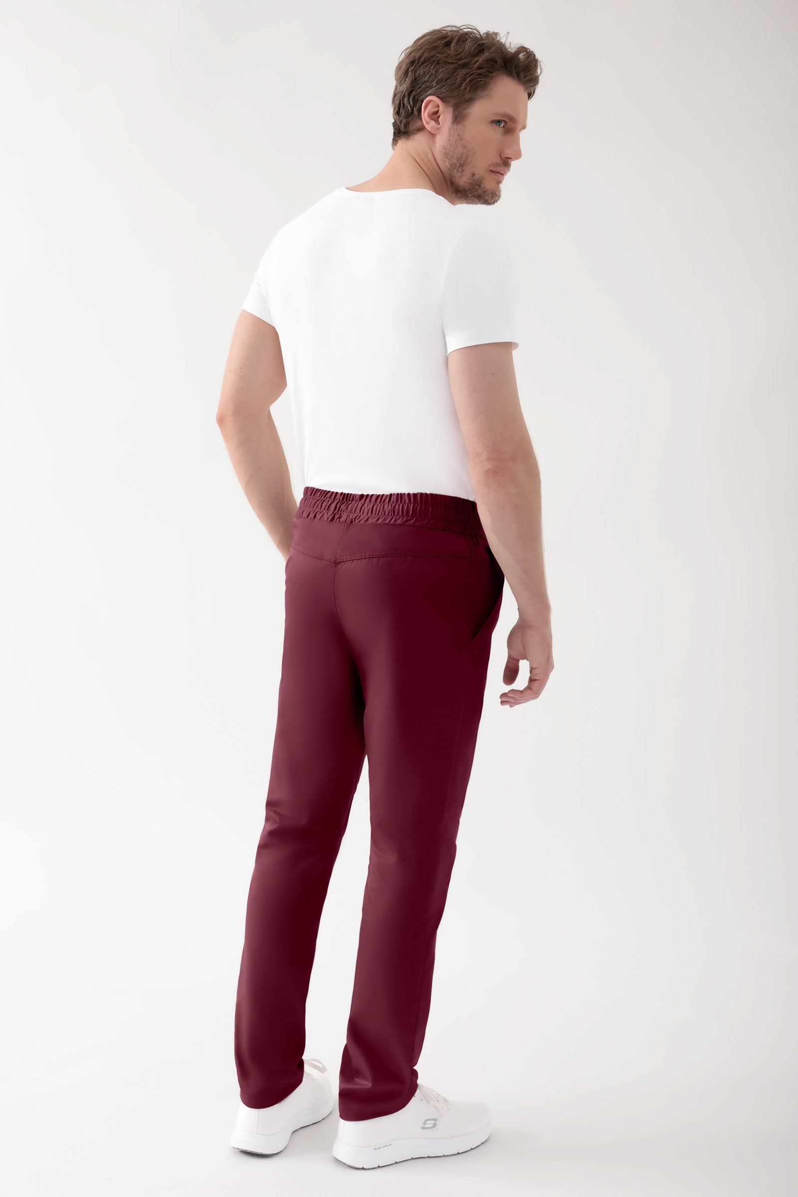 CORE Pantalon mixte - Taille haute bordeaux, Vue de dos 