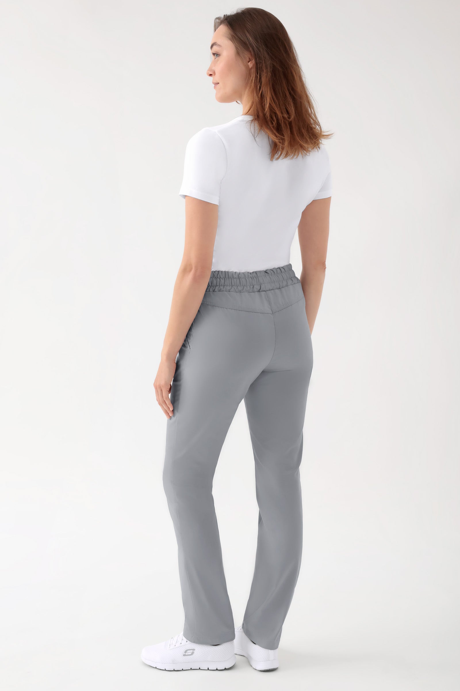 CORE Pantalon mixte - Taille haute gris, Vue de dos 