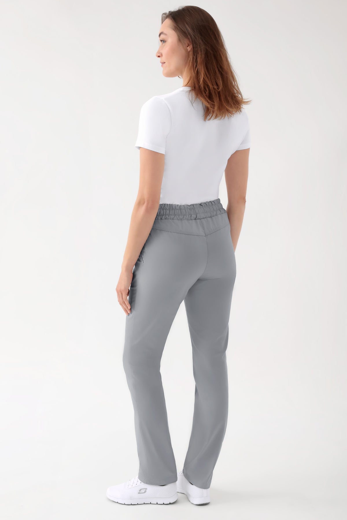 CORE Pantalon mixte - Taille haute gris, Vue de dos 
