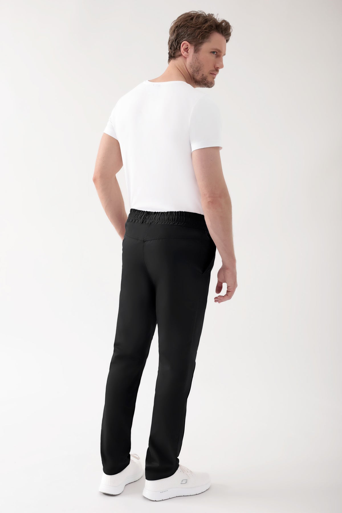 CORE Pantalon mixte - Taille haute noir, Vue de dos 