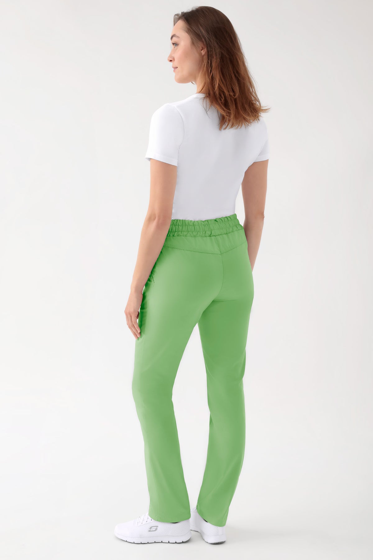 CORE Pantalon mixte - Taille haute vert pomme, Vue de dos 