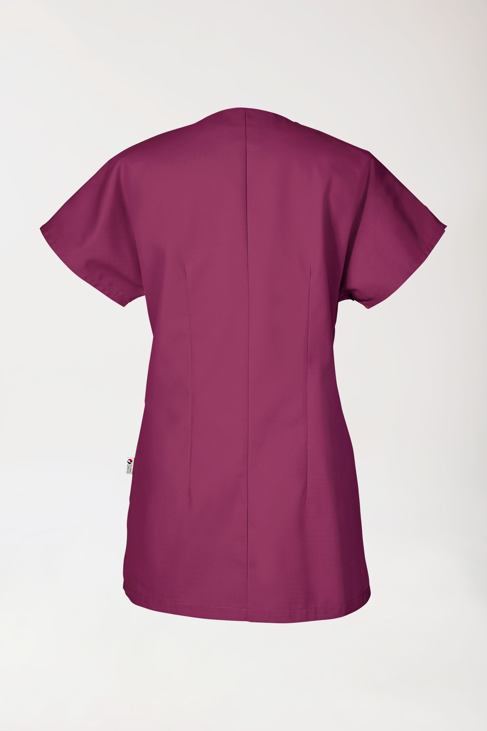 JUST STRONG Blouse Femme - patte pressions berry, Vue de dos 